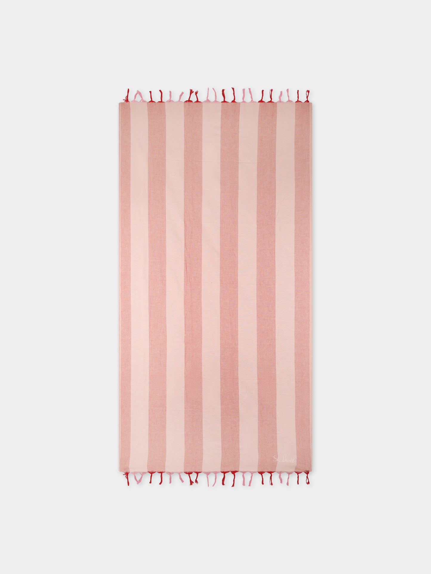 Telo mare rosa per bambina con logo,Mc2 Saint Barth,FOUL002 00169F