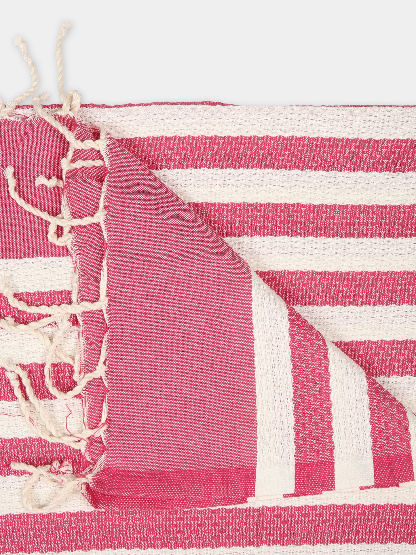 Telo mare fucsia per bambini con logo,Mc2 Saint Barth,FOUT012 02368F