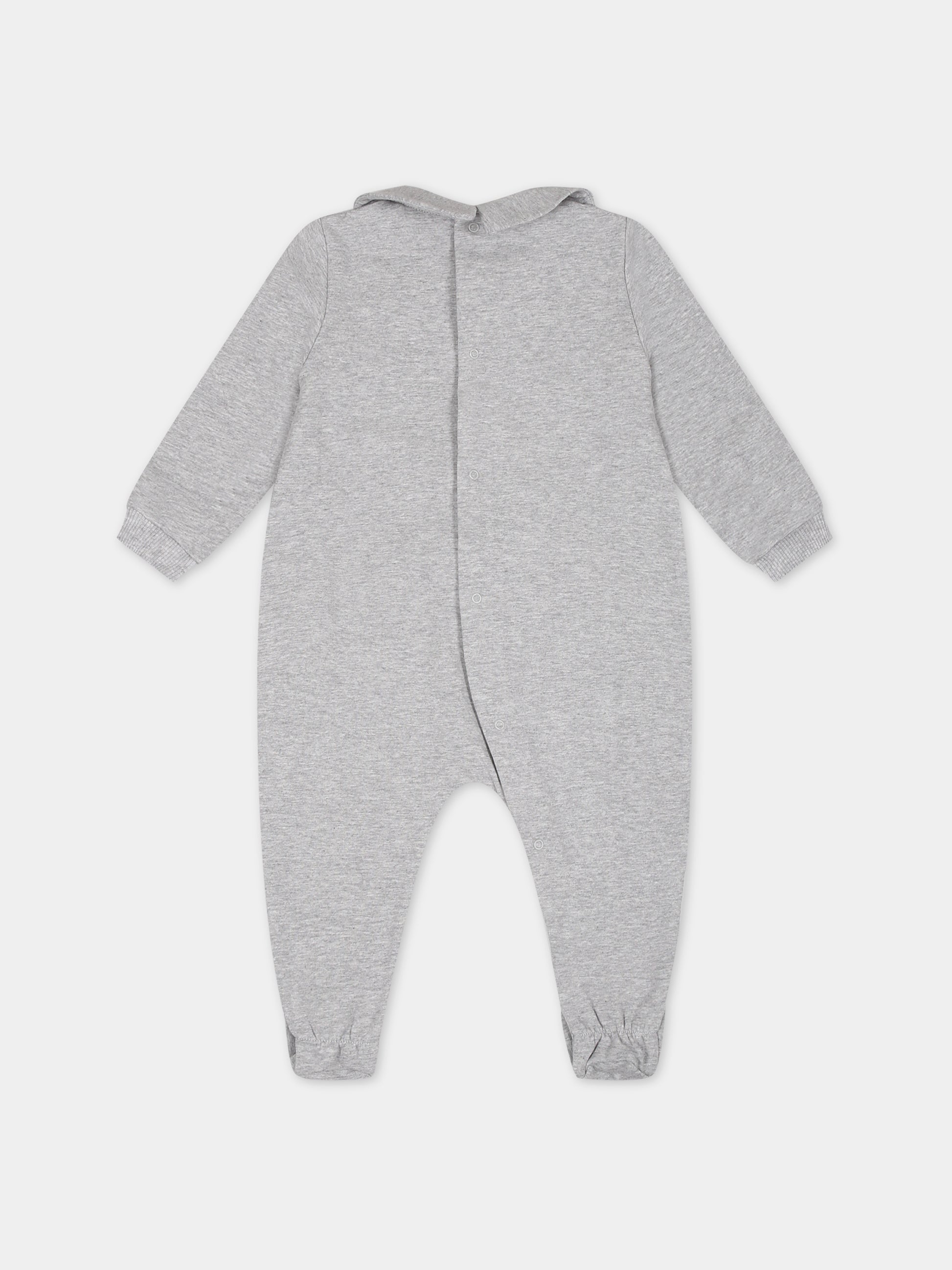 Tutina grigia per neonati con Teddy Bear,Moschino Kids,MTY037 LDA00 60926