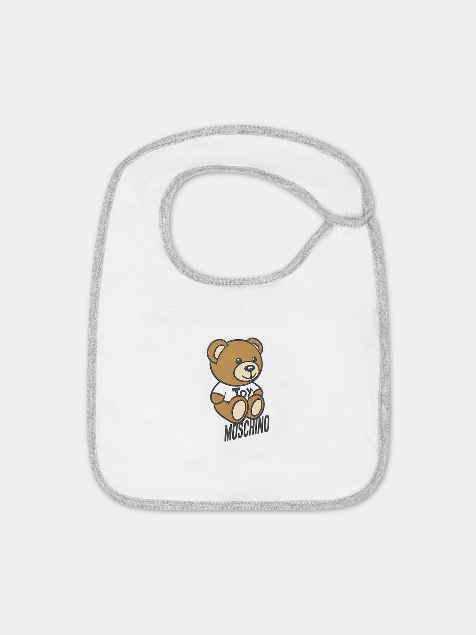 Set grigio per neonati con Teddy Bear,Moschino Kids,MUY04R LBA10 60926