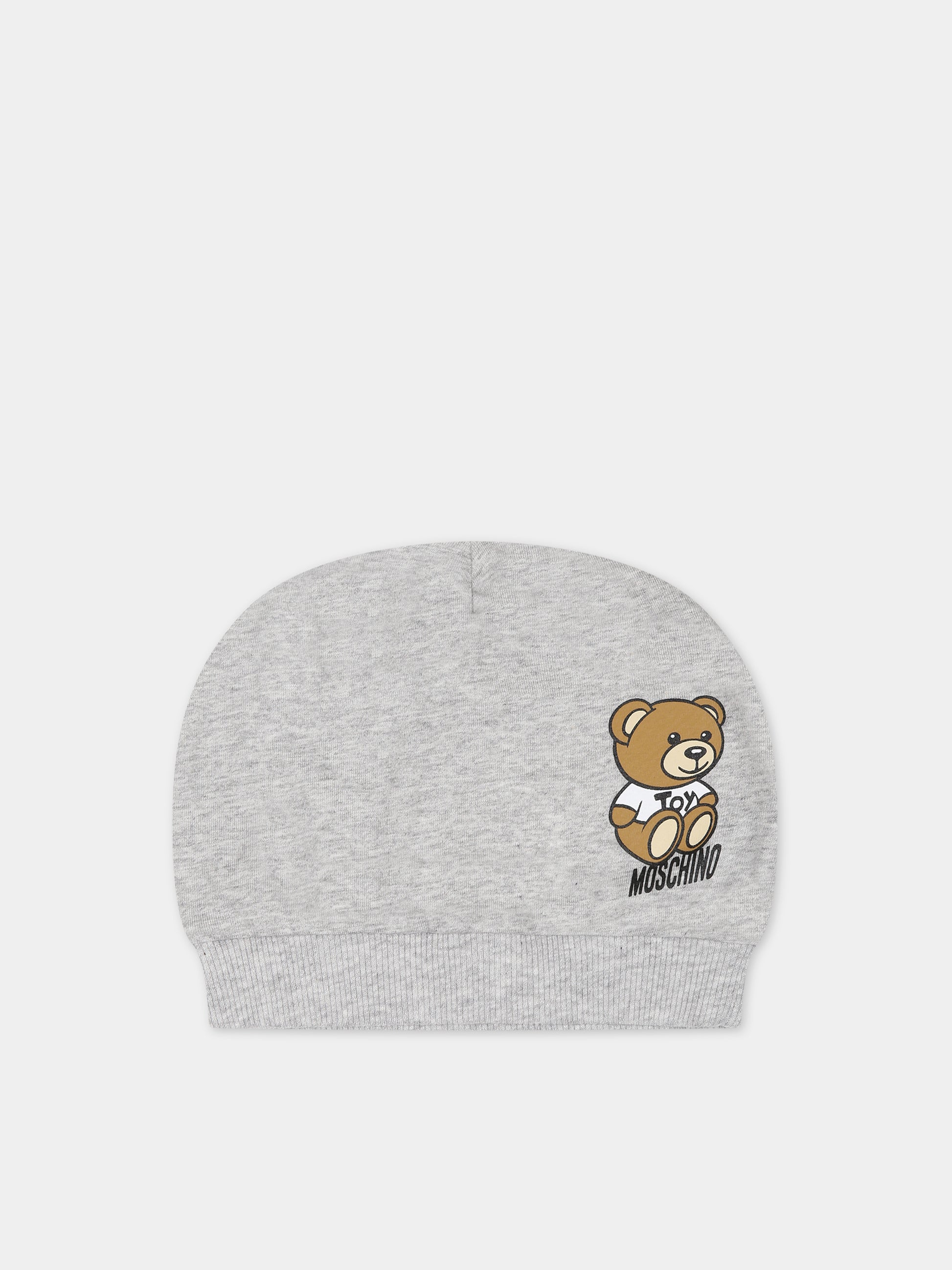 Set grigio per neonati con Teddy Bear,Moschino Kids,MUY04R LBA10 60926
