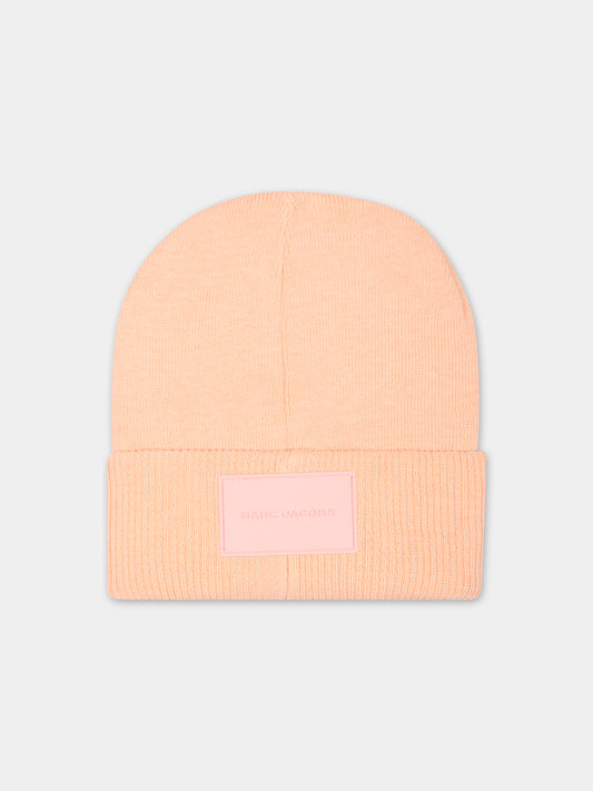 Cappello rosa per bambina con logo,Little Marc Jacobs,W11059 44K