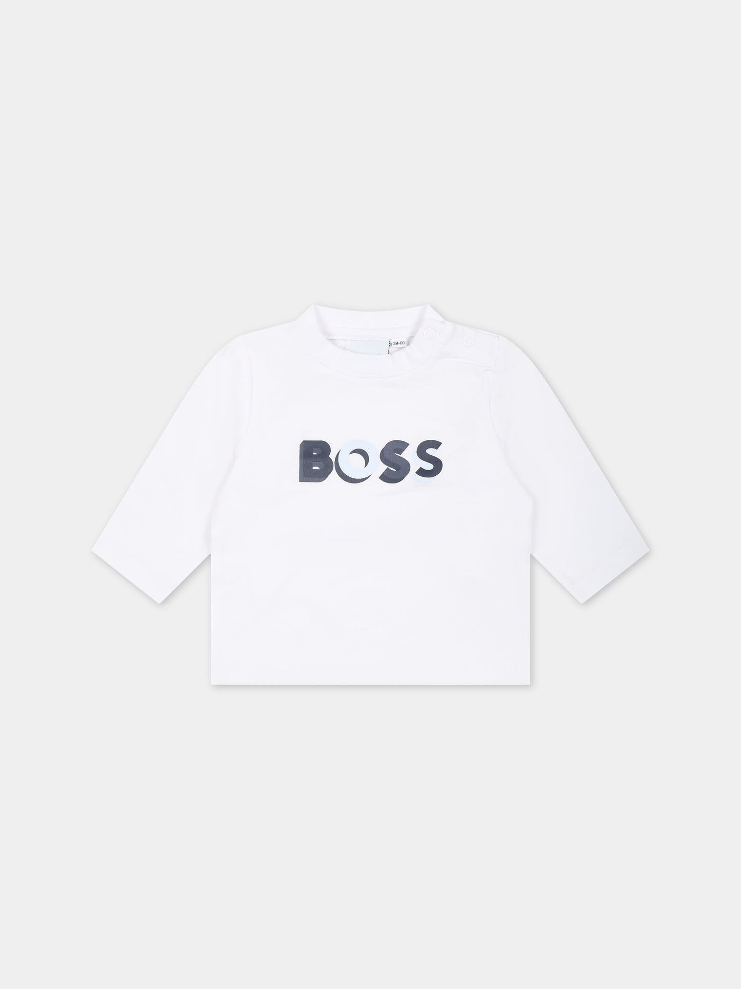 Completo arancione per neonato con logo,Hugo Boss,J98369 42M