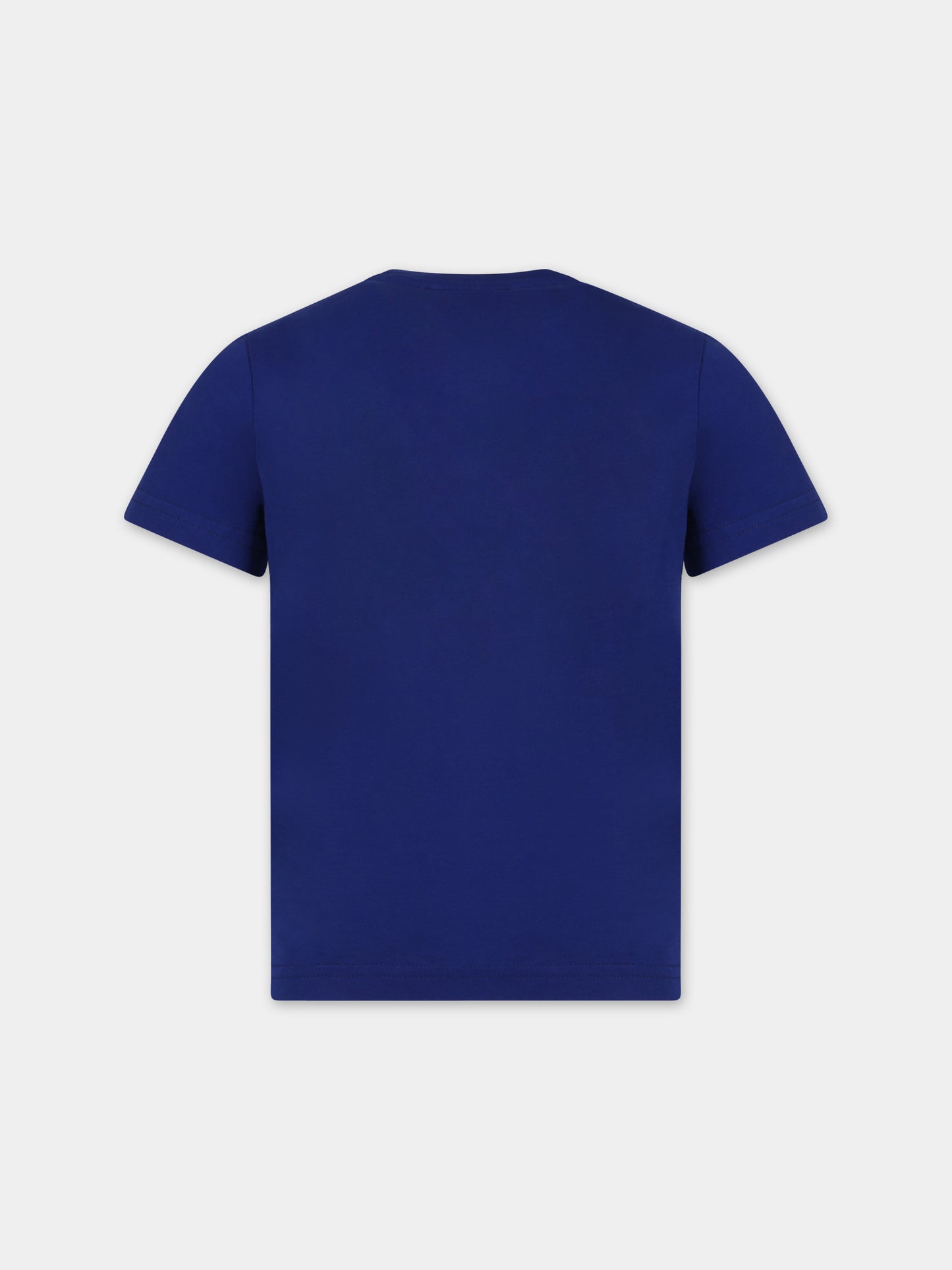 T-shirt blu per bambino con logo,Dsquared2,DQ048S D002F DQ861