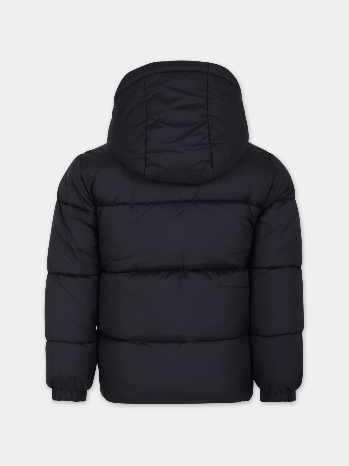 Piumino nero per bambino con albero,Timberland,T26593 09B