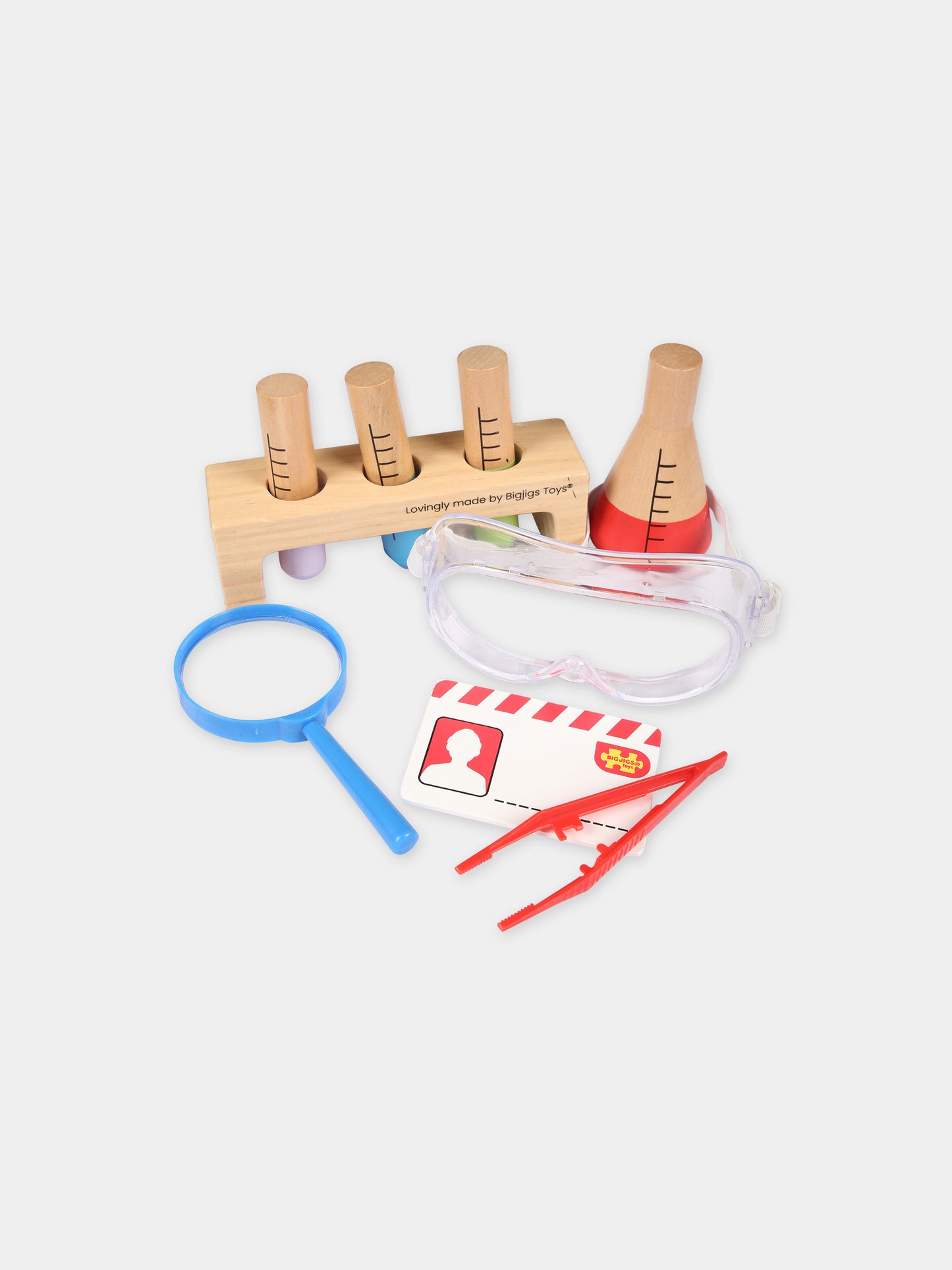 Set scienziato bianco per bambini,Bigjigs,34064