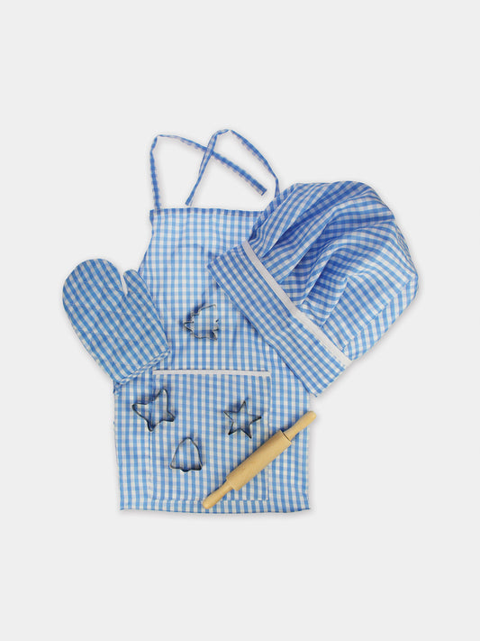 Set da chef blu per bambini,Bigjigs,BJ610