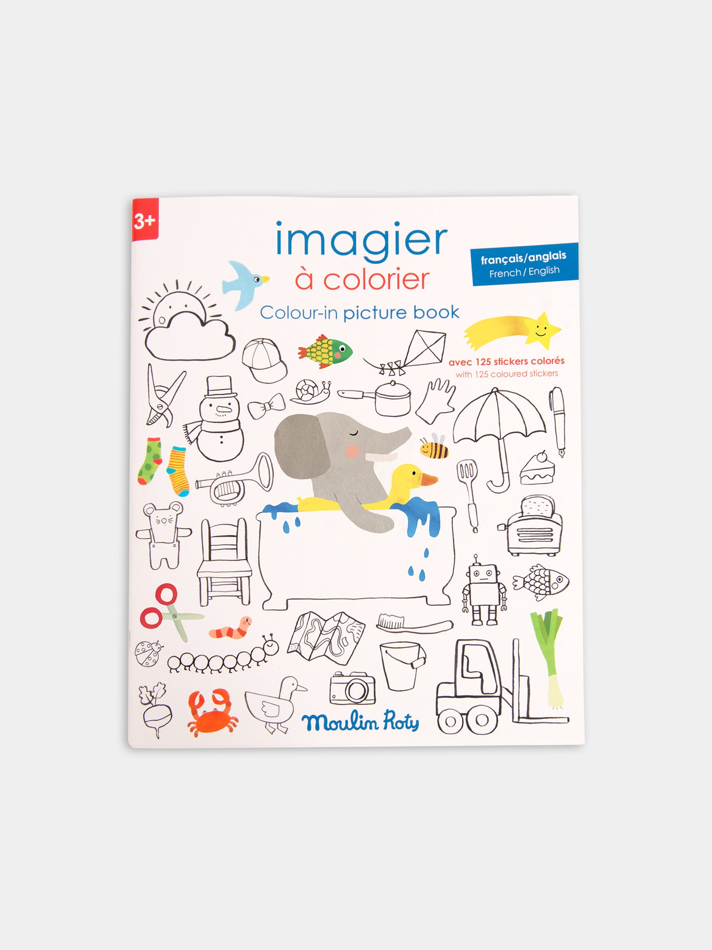 Quaderno multicolor per bambini da colorare,Moulin Roty,661611