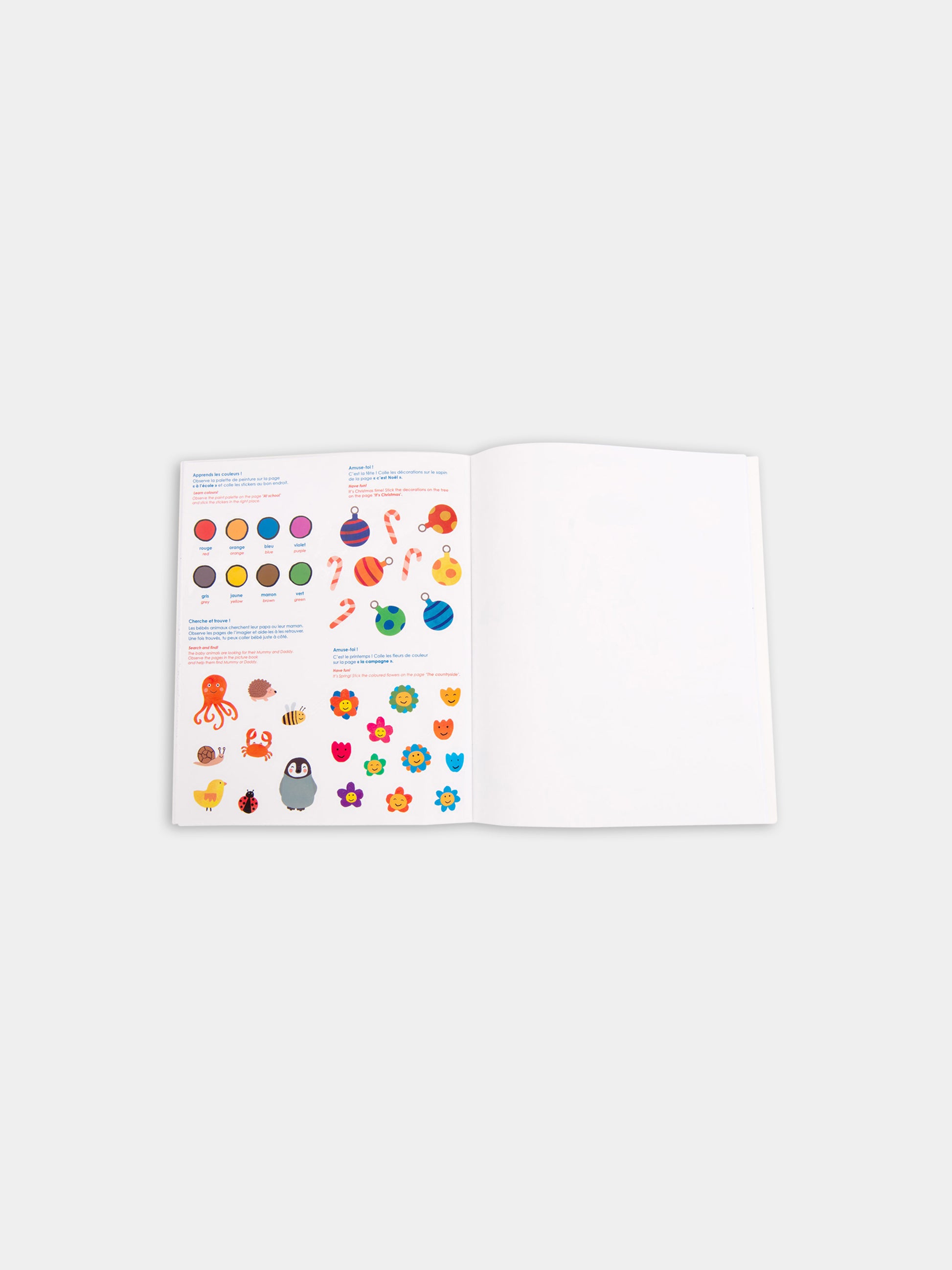 Quaderno multicolor per bambini da colorare,Moulin Roty,661611