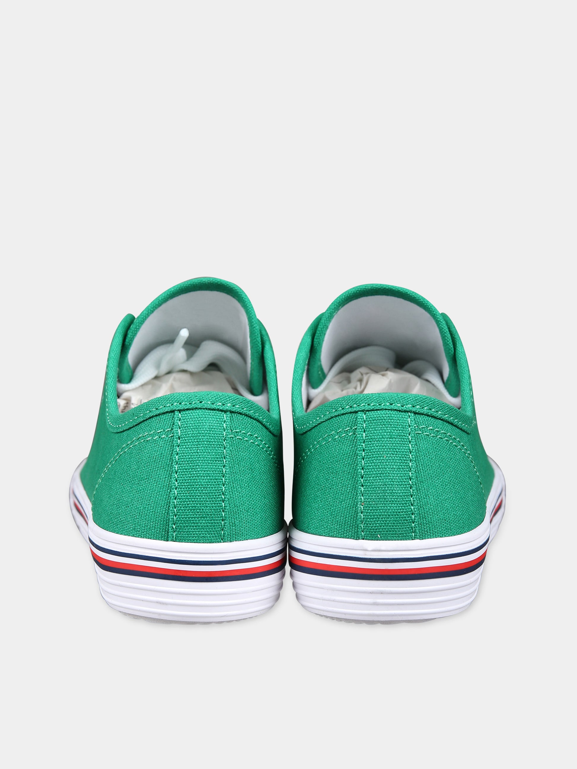 Sneakers verdi per bambini con logo,Tommy Hilfiger Junior,T3X9 33324 0890413