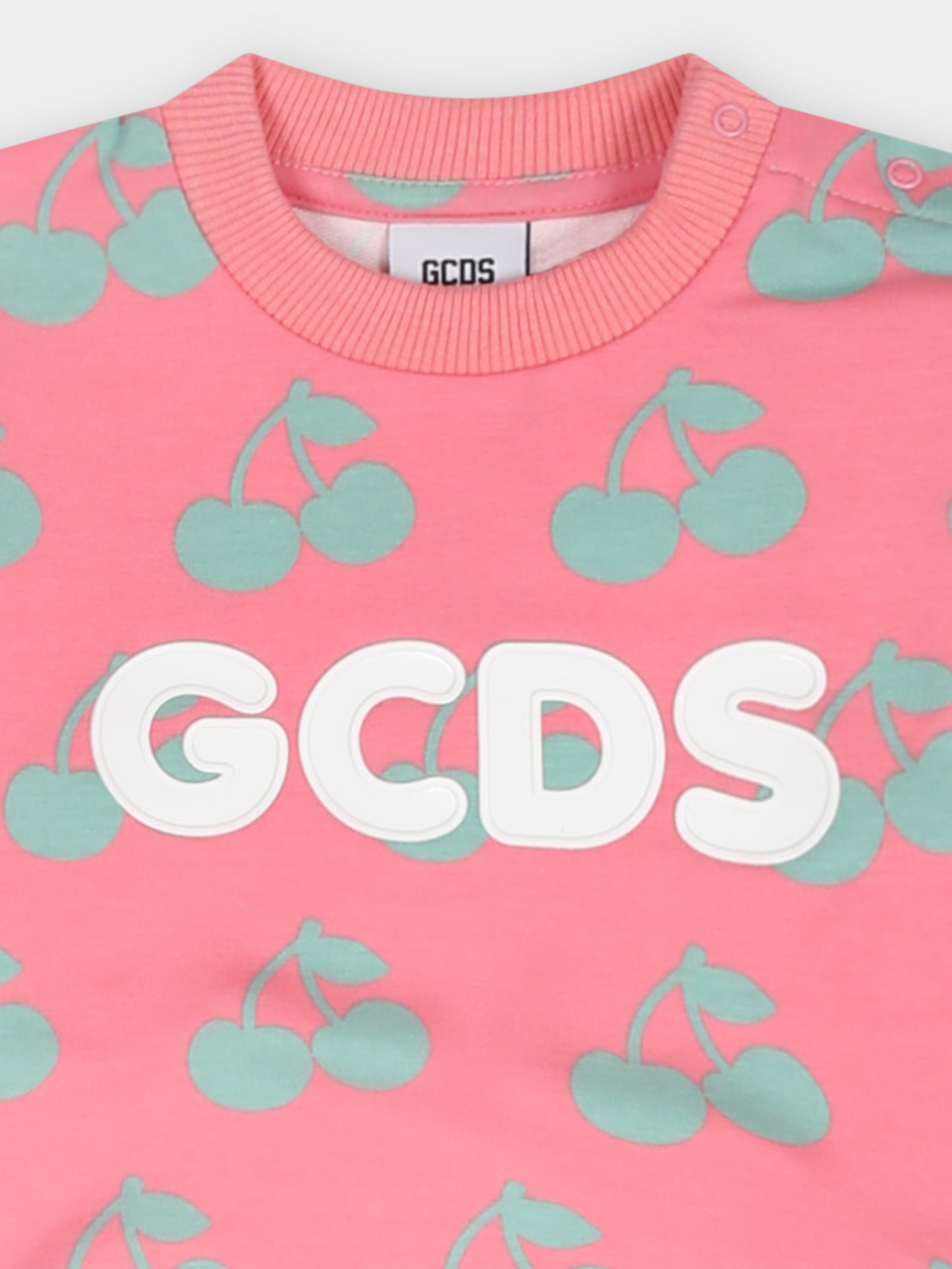 Tuta rosa per neonata con ciliegie,Gcds Kids,GMK009 LDBA9 84528