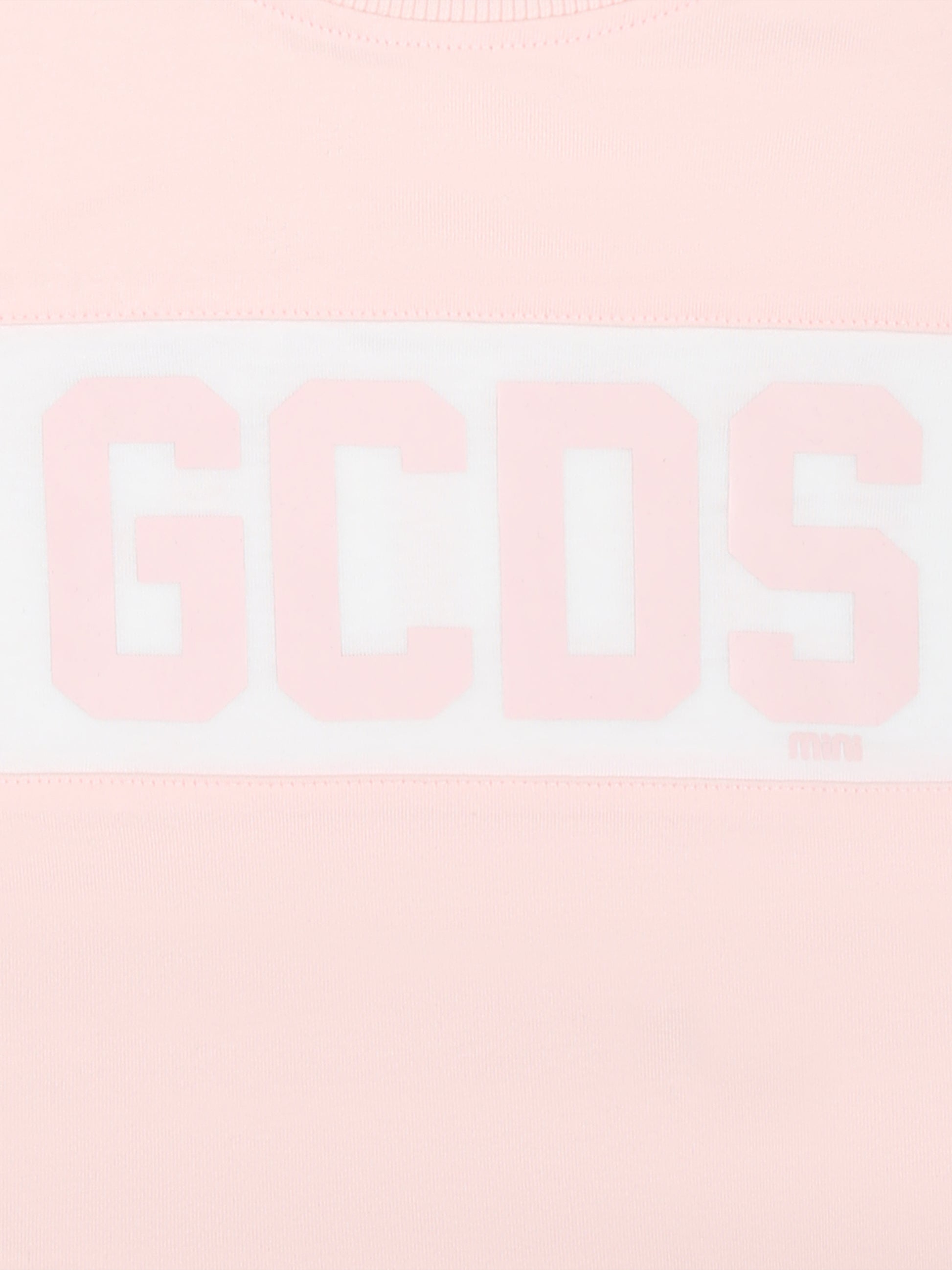 T-shirt rosa per neonati con logo,Gcds Kids,GMM003 LAA22 52483