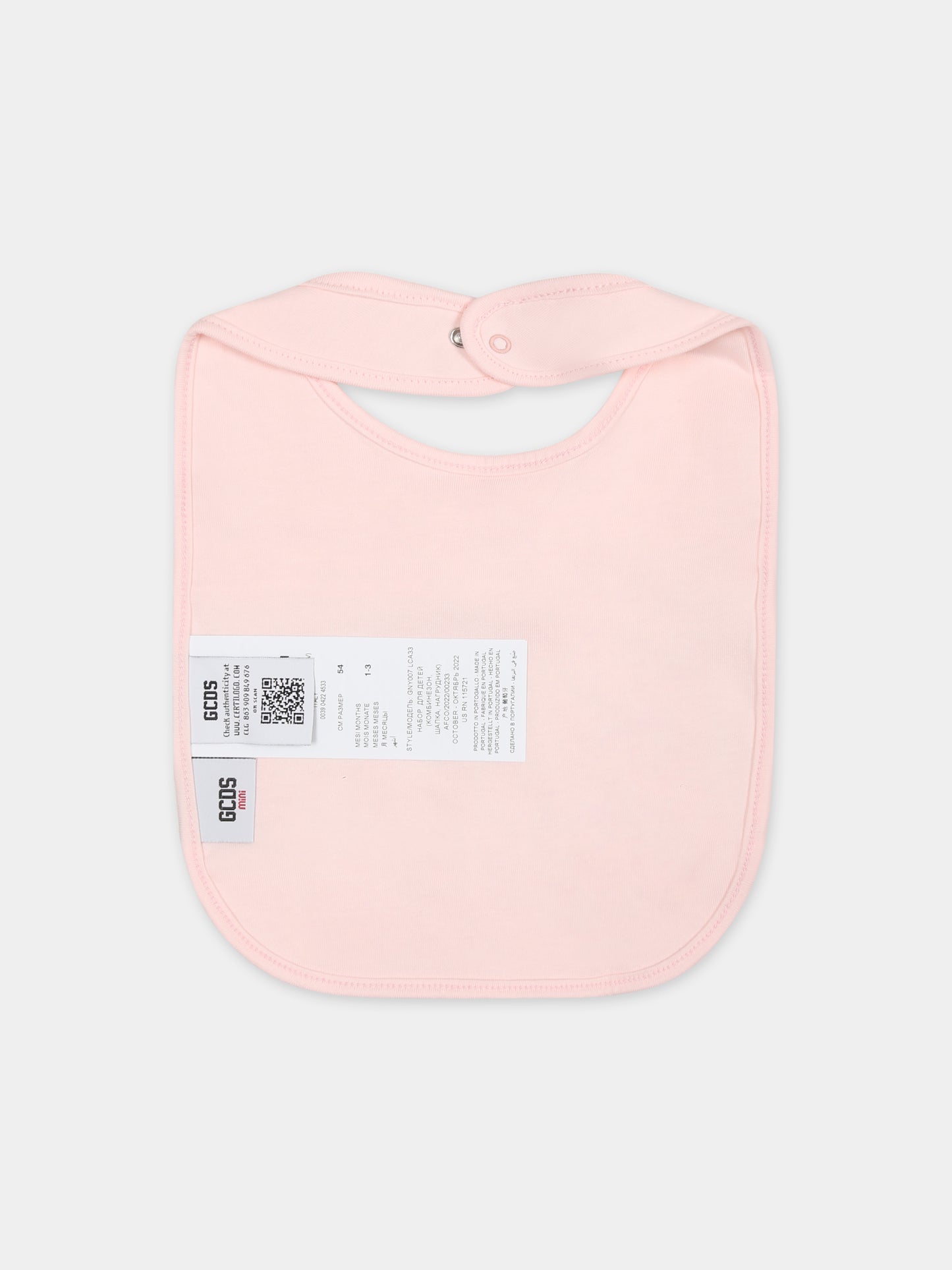 Tutina per neonata con logo,Gcds Kids,GNY007 LCA33 52483