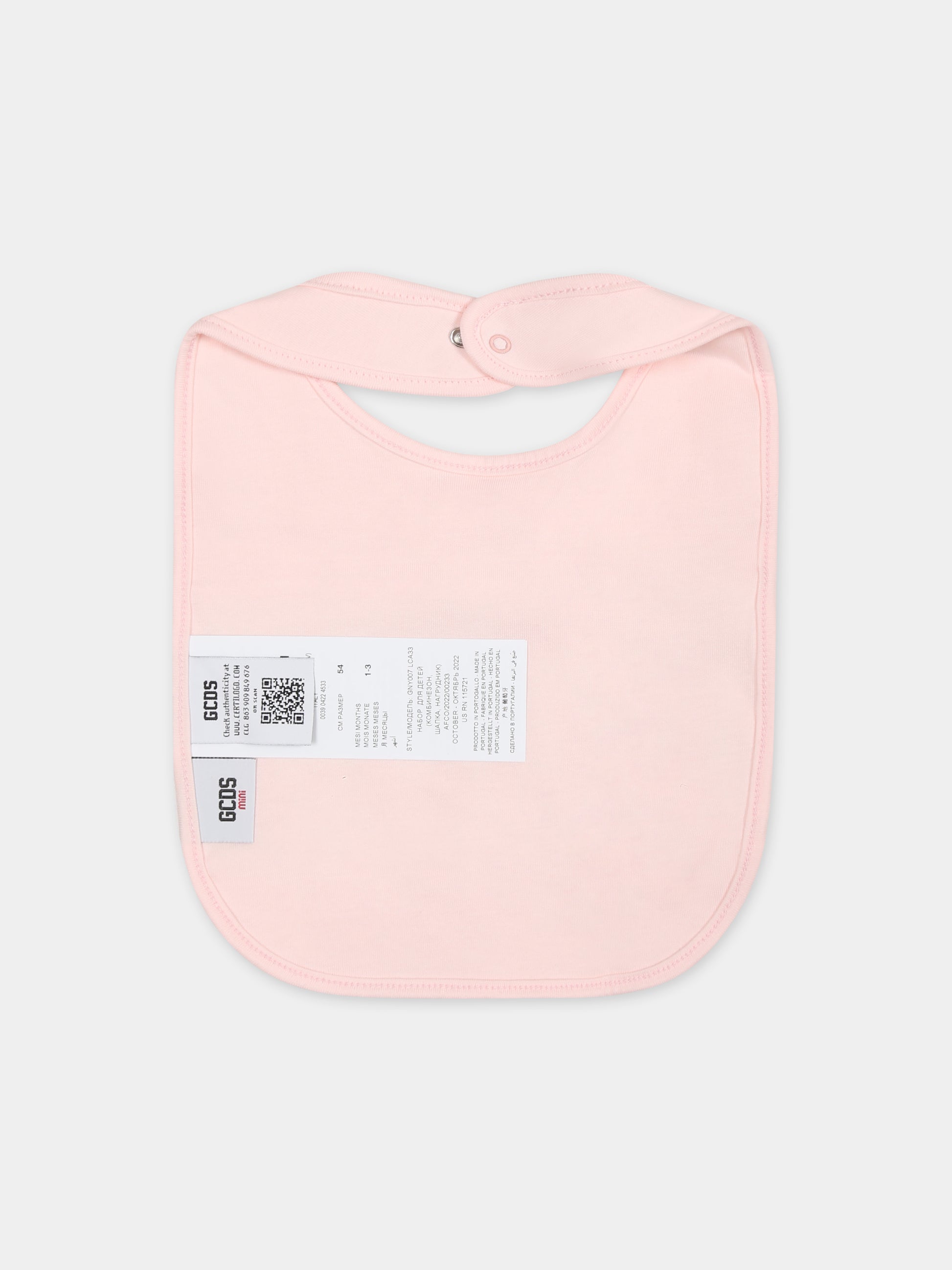 Tutina per neonata con logo,Gcds Kids,GNY007 LCA33 52483