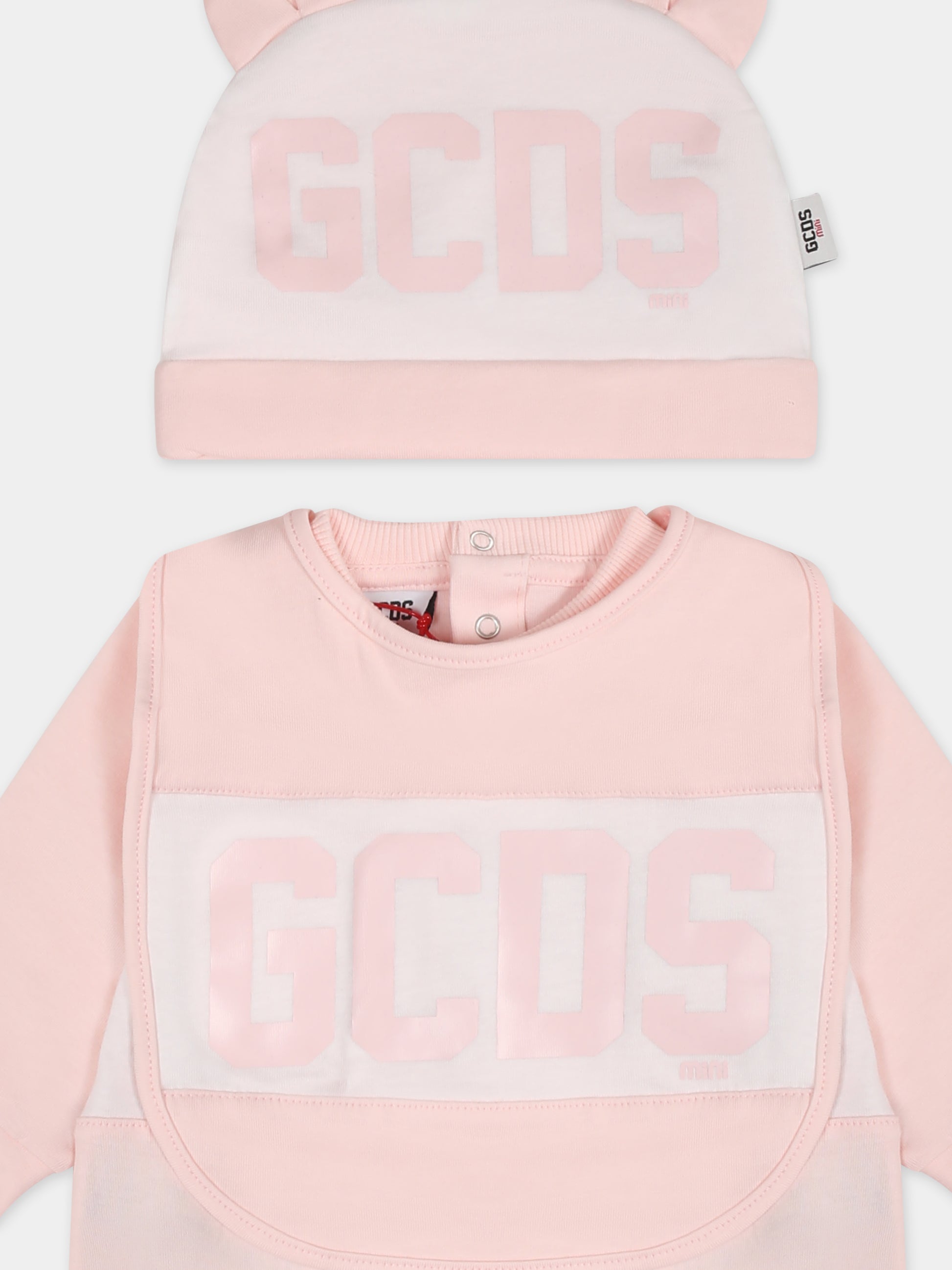 Tutina per neonata con logo,Gcds Kids,GNY007 LCA33 52483