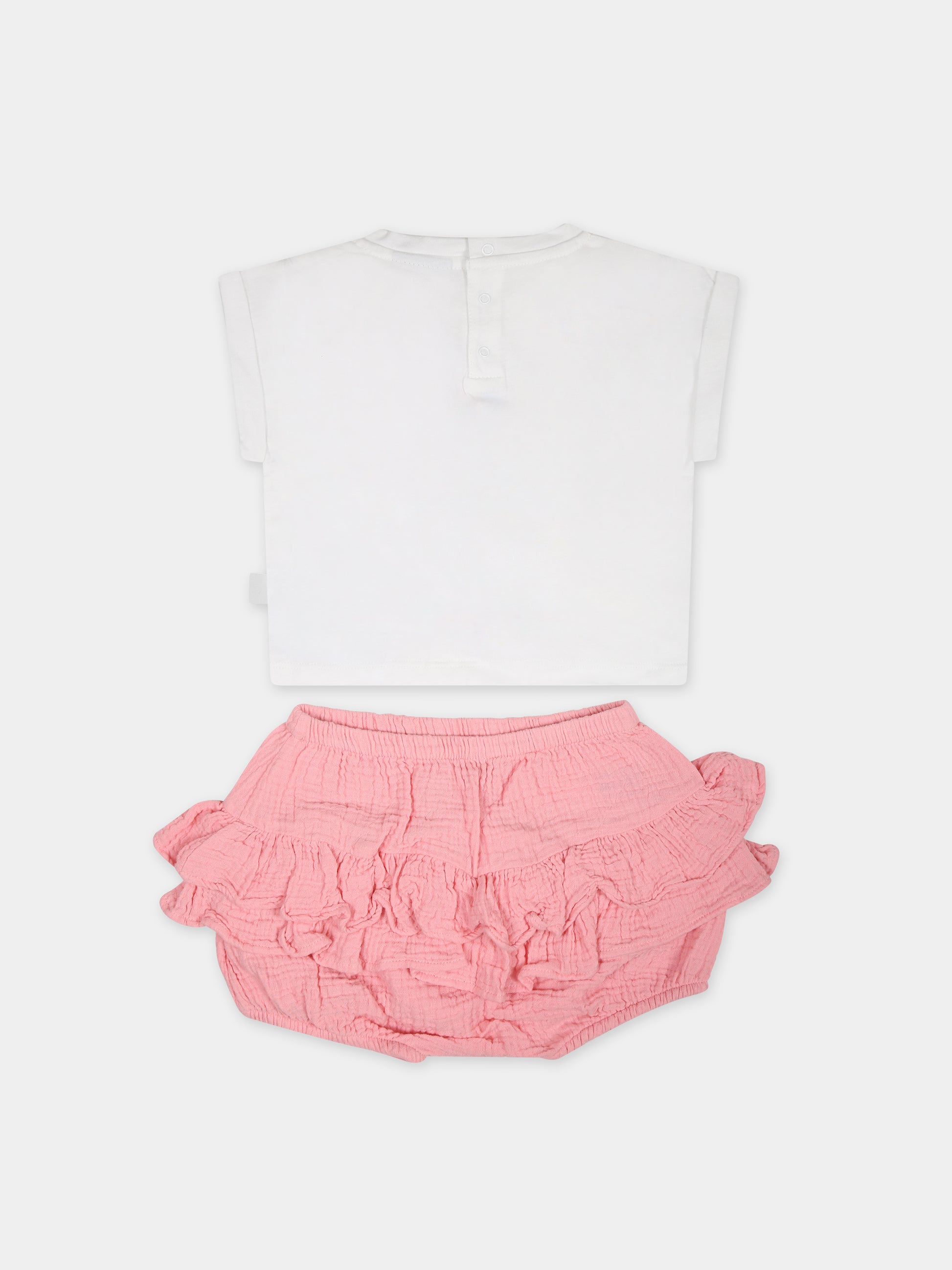 Completo per neonata con stampa sirena,Gcds Kids,GDG002 L1A09 84533