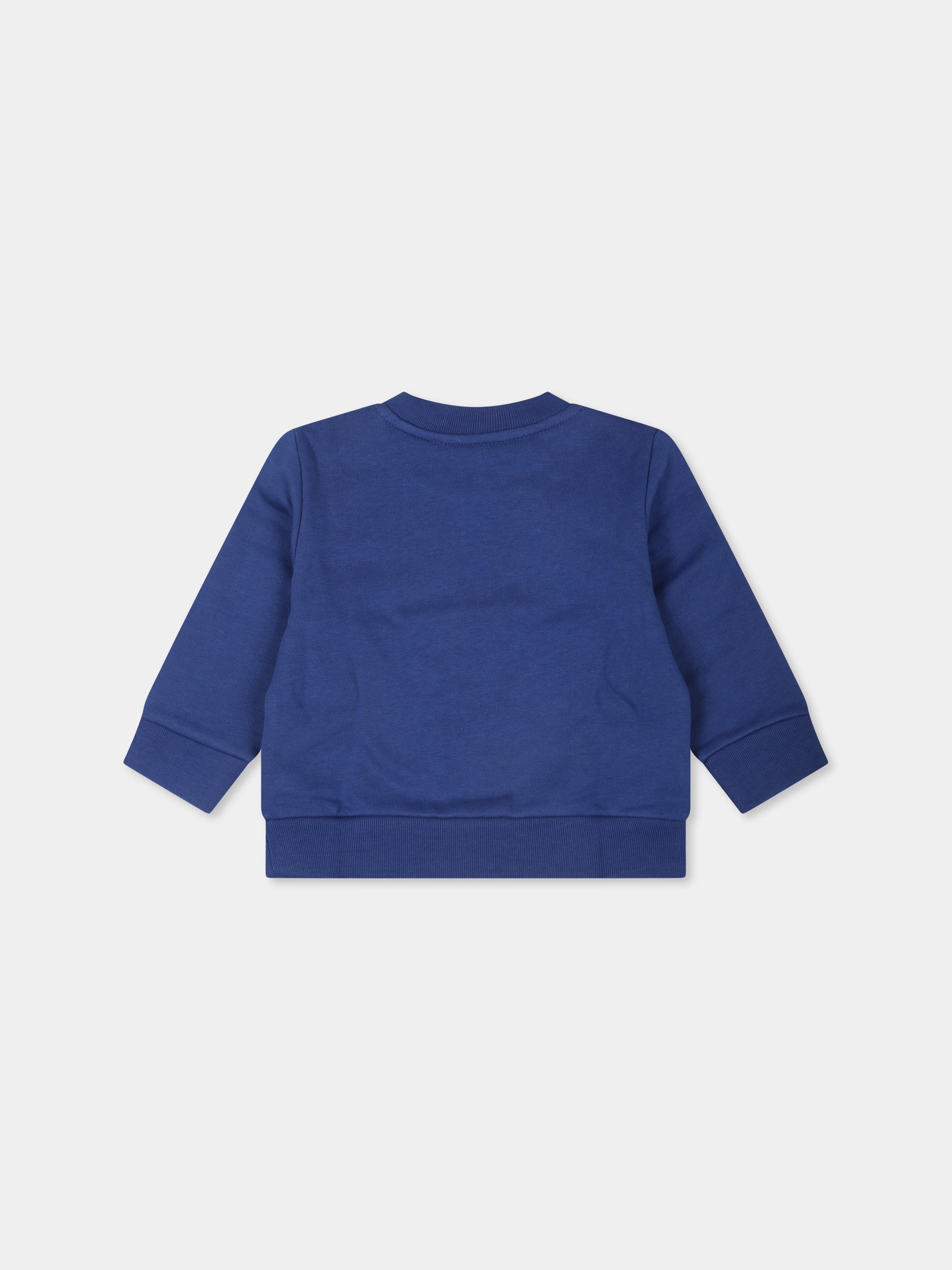 Felpa blu per neonato con logo,Marni Kids,M01244 M00NF MS49B 0M850