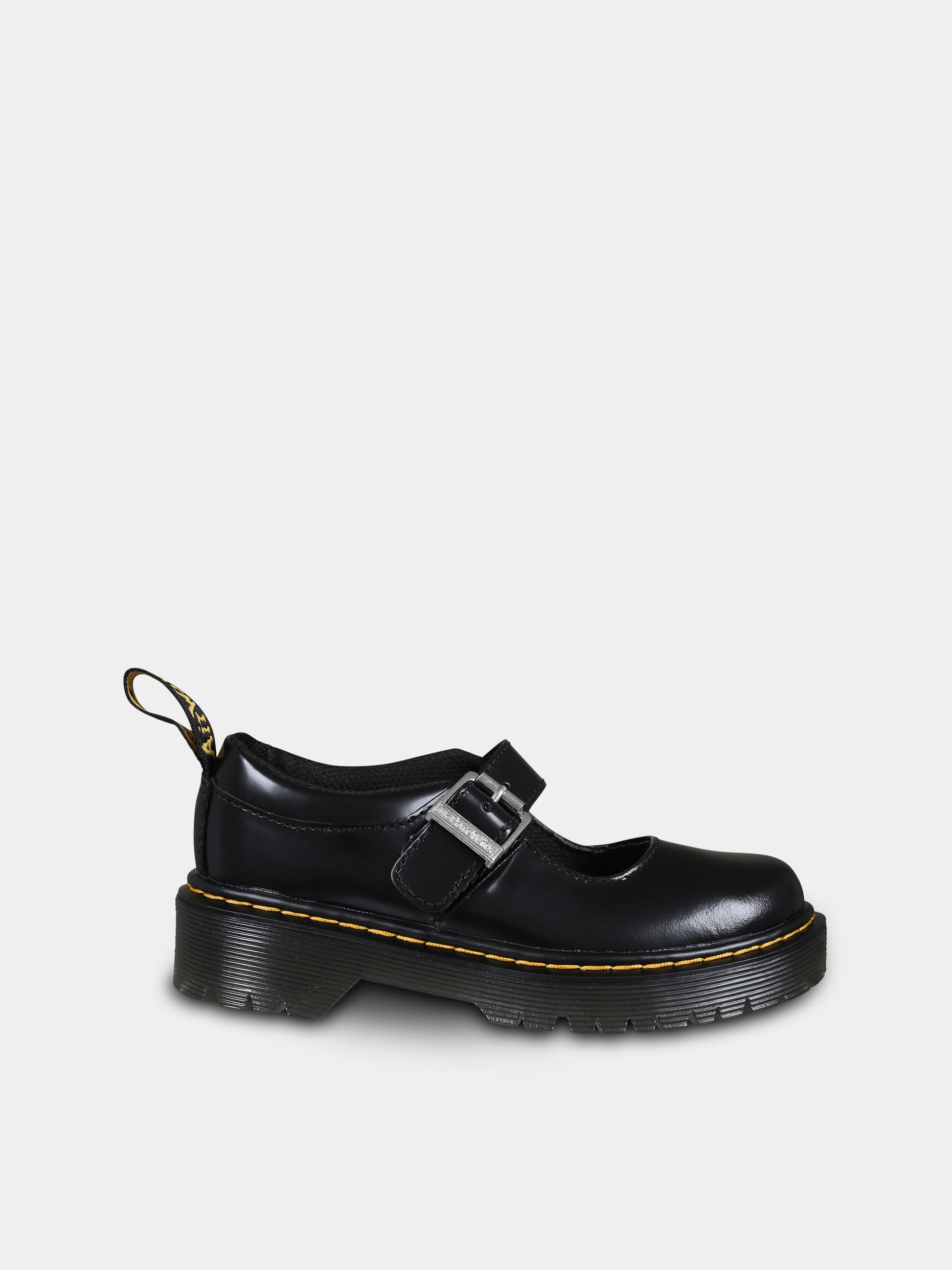 Ballerine MJ Bex nere per bambina con logo,Dr. Martens,MJ BEX J 31432001 BLACK LISSOME