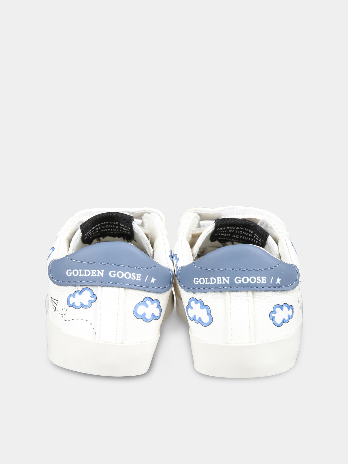 Sneakers bianche per neonato con stella,Golden Goose,GIF00166 F006234 10509