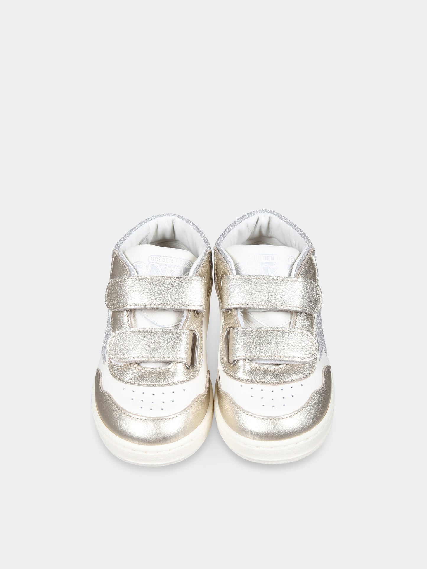 Sneakers June bianche per bambina con stella,Golden Goose,GJF00773 F006246 10622