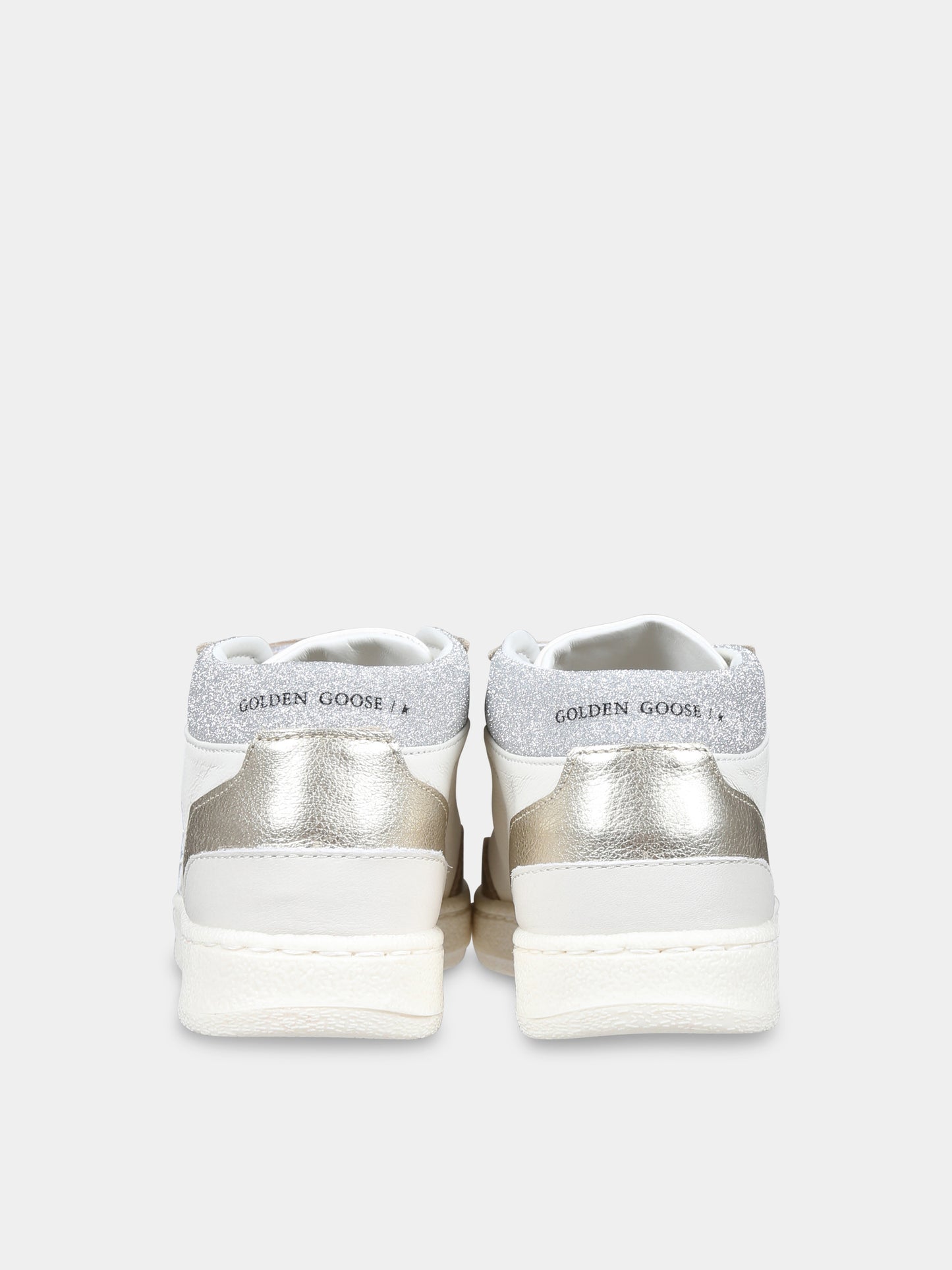 Sneakers June bianche per bambina con stella,Golden Goose,GJF00773 F006246 10622