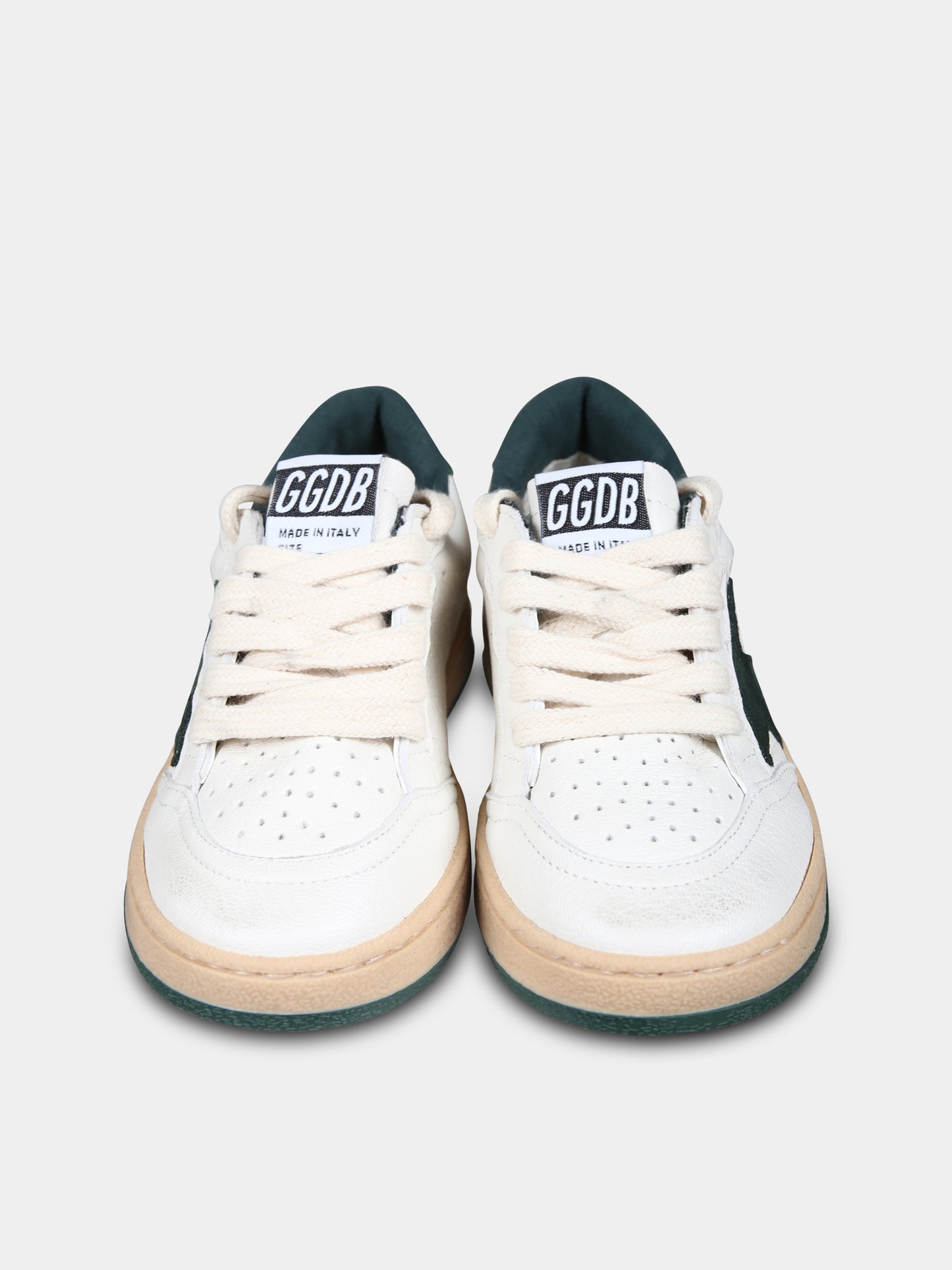 Sneakers Ball Star bianche per bambini con stella,Golden Goose,GJF00439 F004827 10502