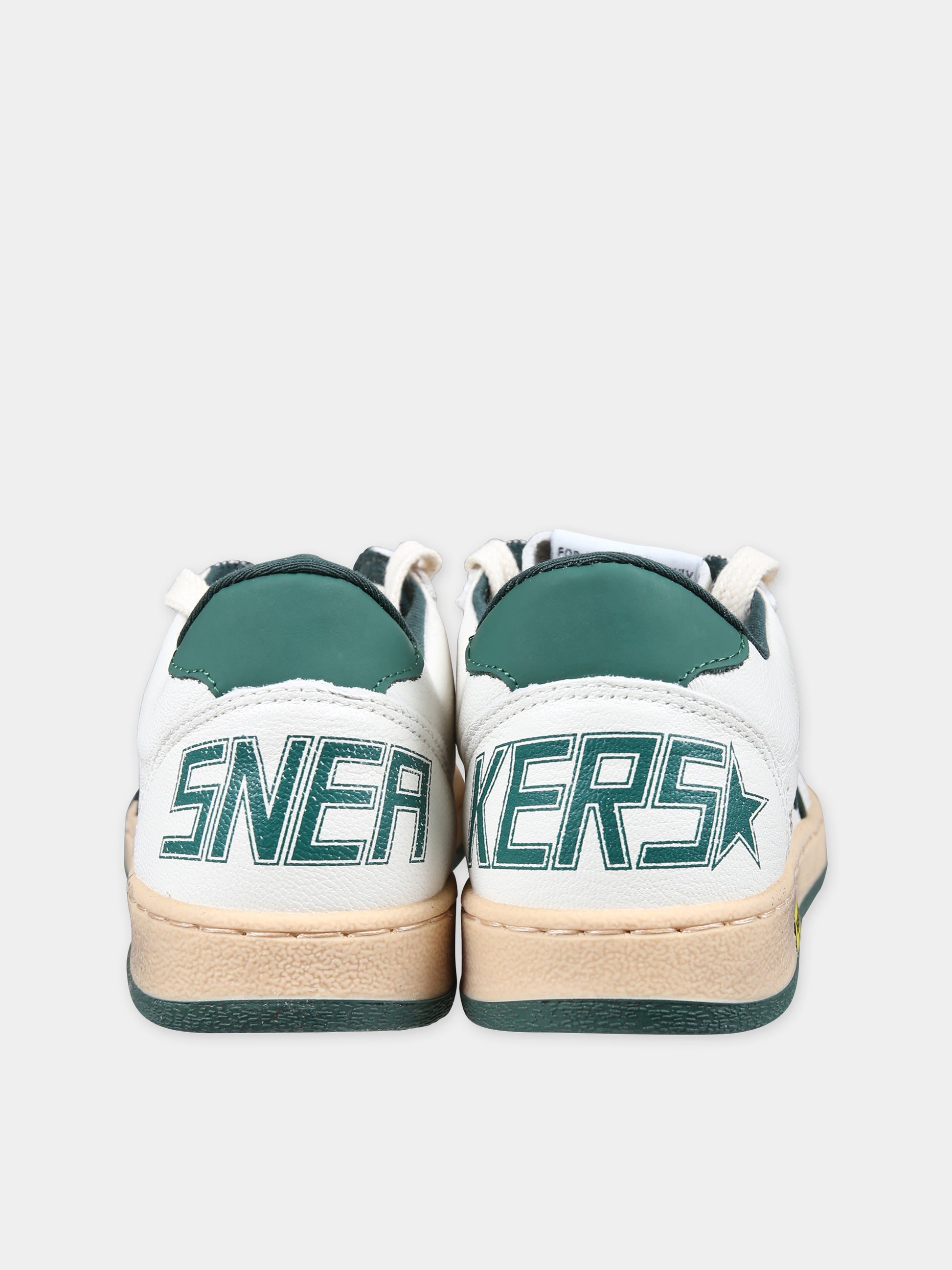 Sneakers Ball Star New bianche per bambini con stella,Golden Goose,GYF00439 F004827 10502