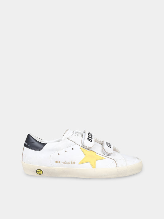 Sneakers Old School bianche per bambini con stella,Golden Goose,GTF00111 F006074 11159