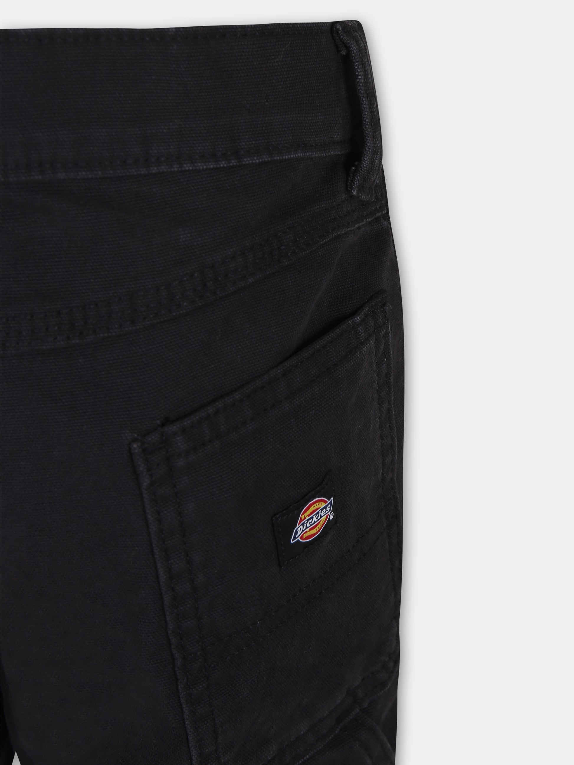 Pantaloni neri per bambino con logo,Dickies,DK0A85WTBLK1