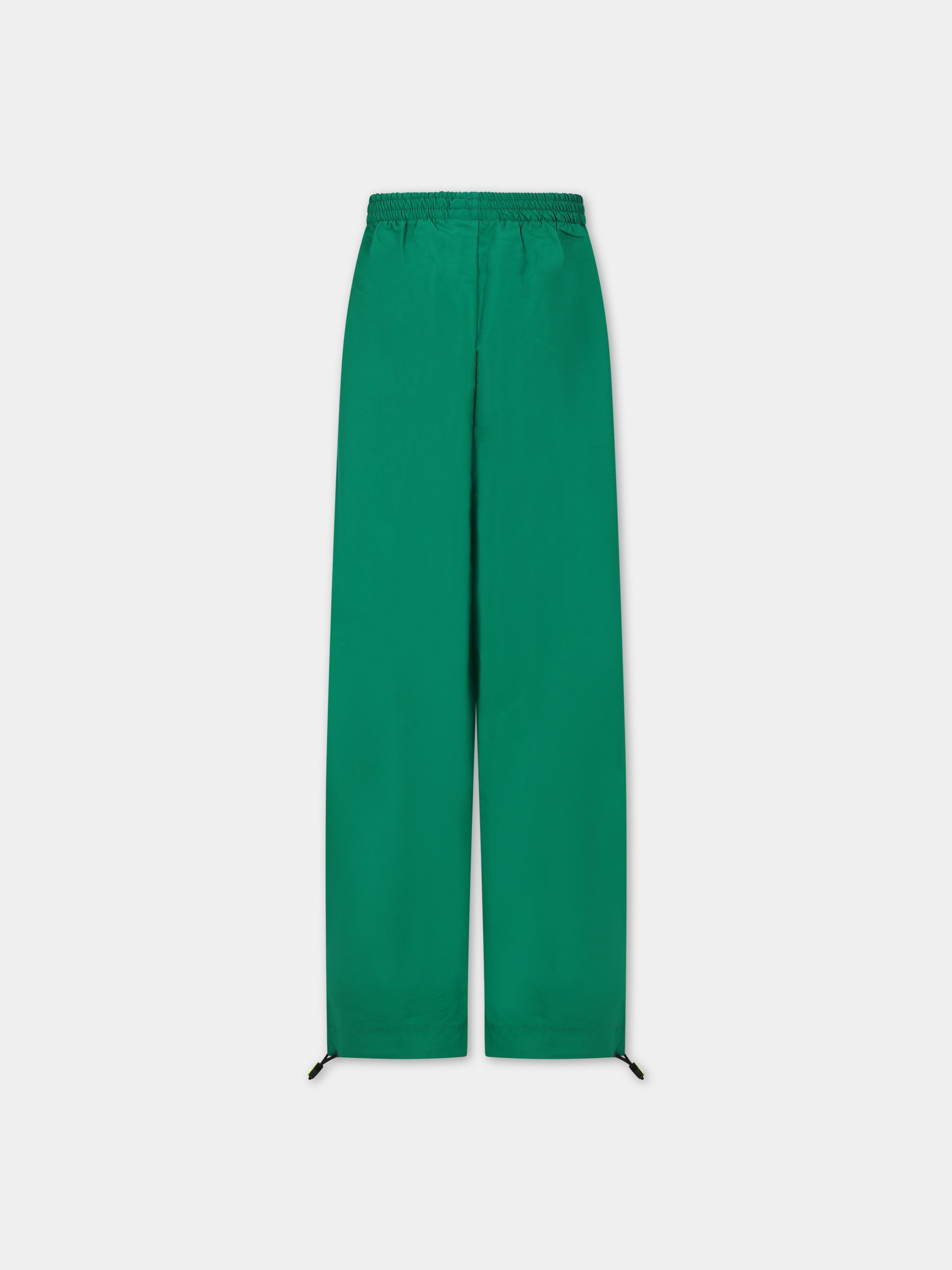 Pantaloni verdi per bambini con logo e smile,Barrow,F3BKJUPA066 BW012