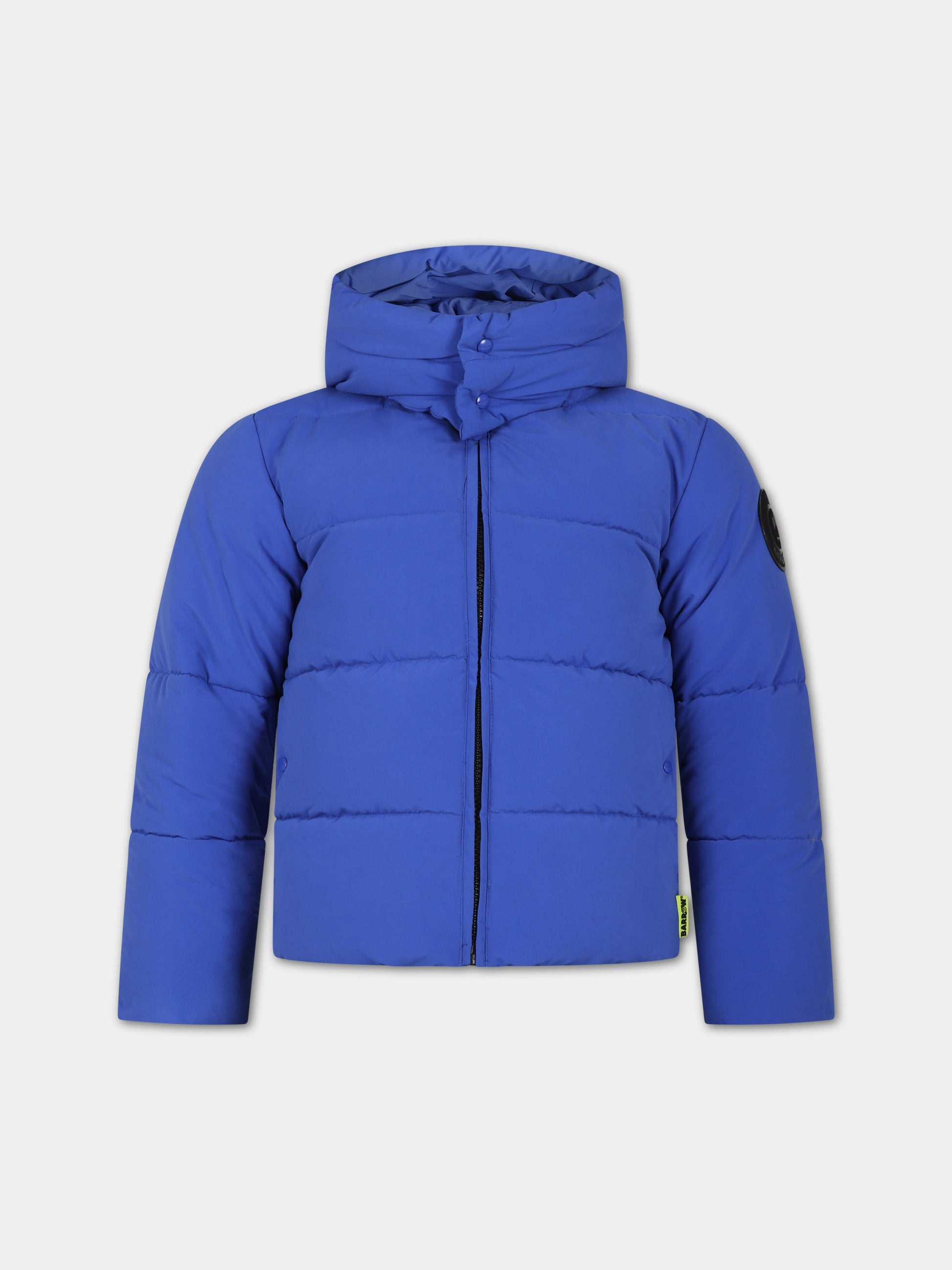 Piumino blu per bambini con logo,Barrow,F3BKJUPF002 BW013