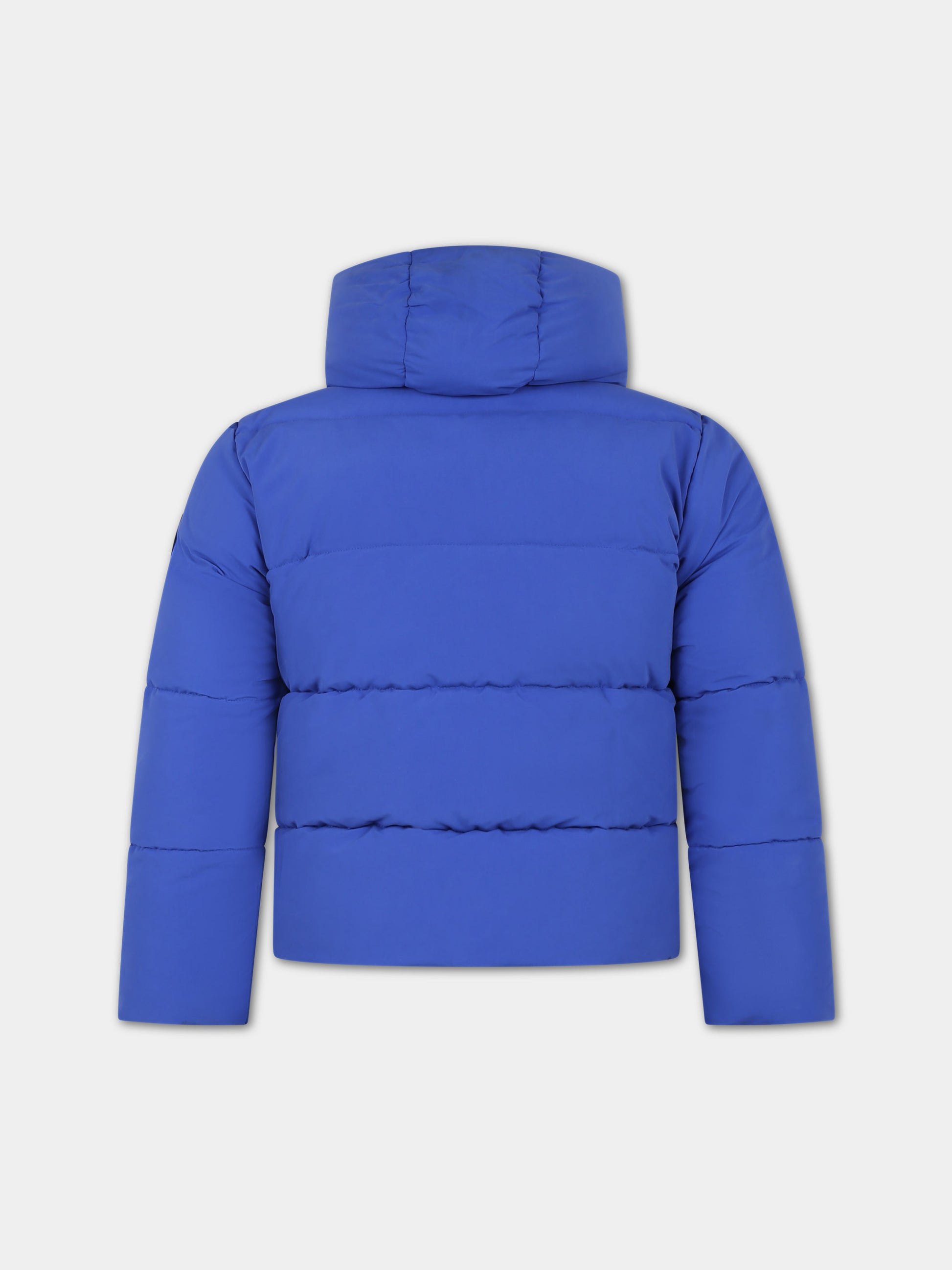 Piumino blu per bambini con logo,Barrow,F3BKJUPF002 BW013