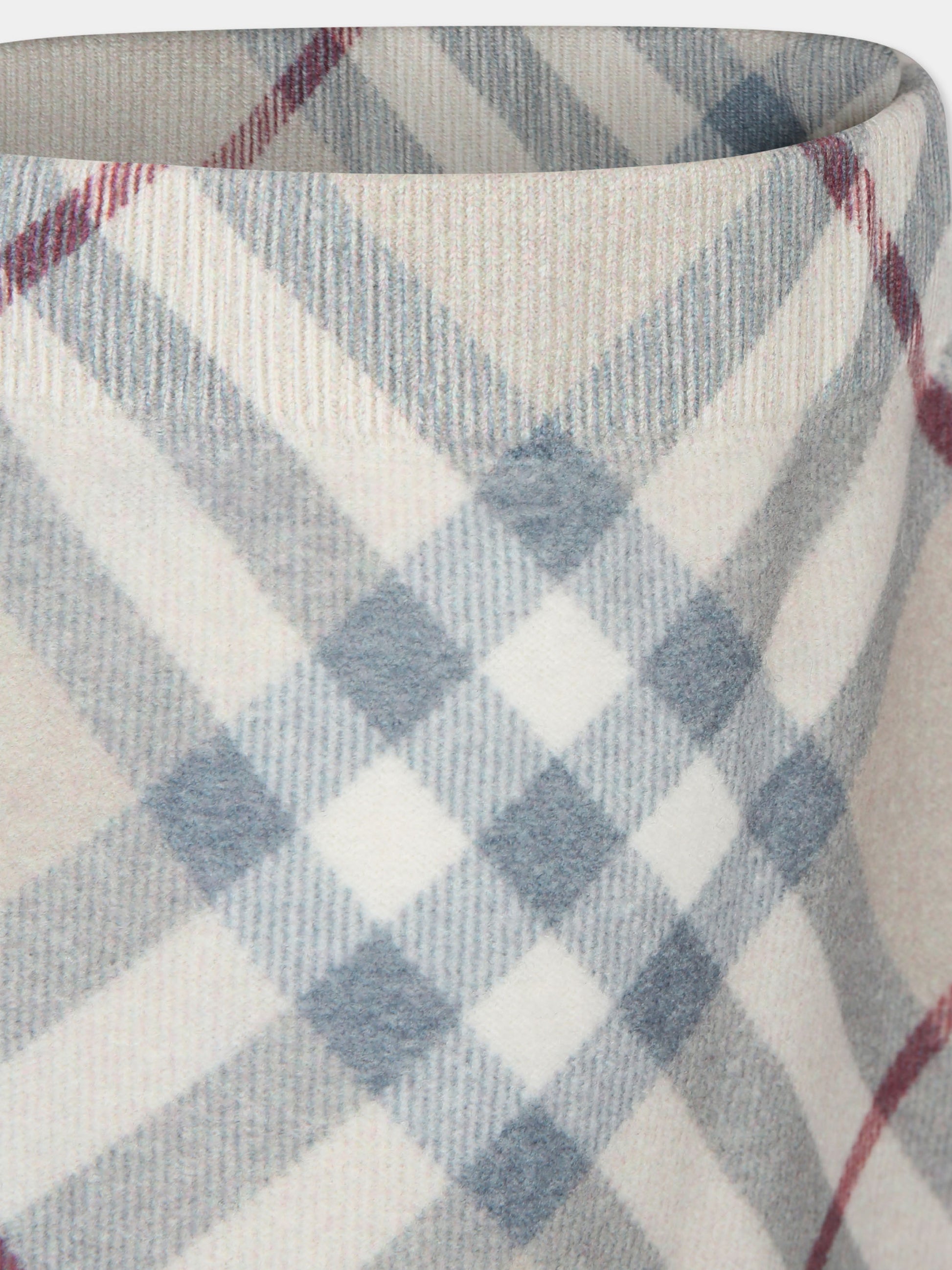 Gonna beige per bambina con check vintage,Burberry Kids,8093147 A2205