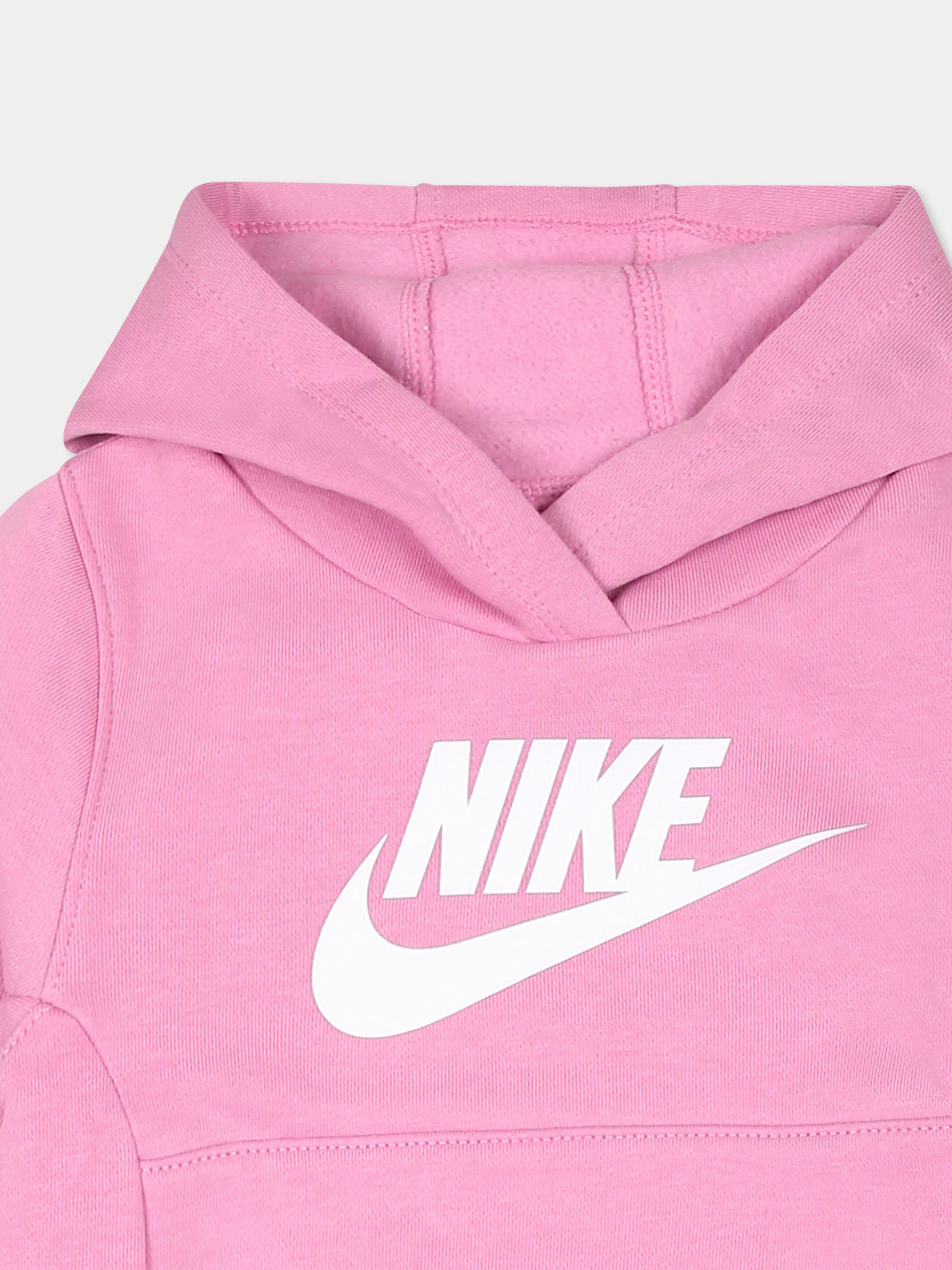 Completo rosa per neonata con logo,Nike,66L135 ACG