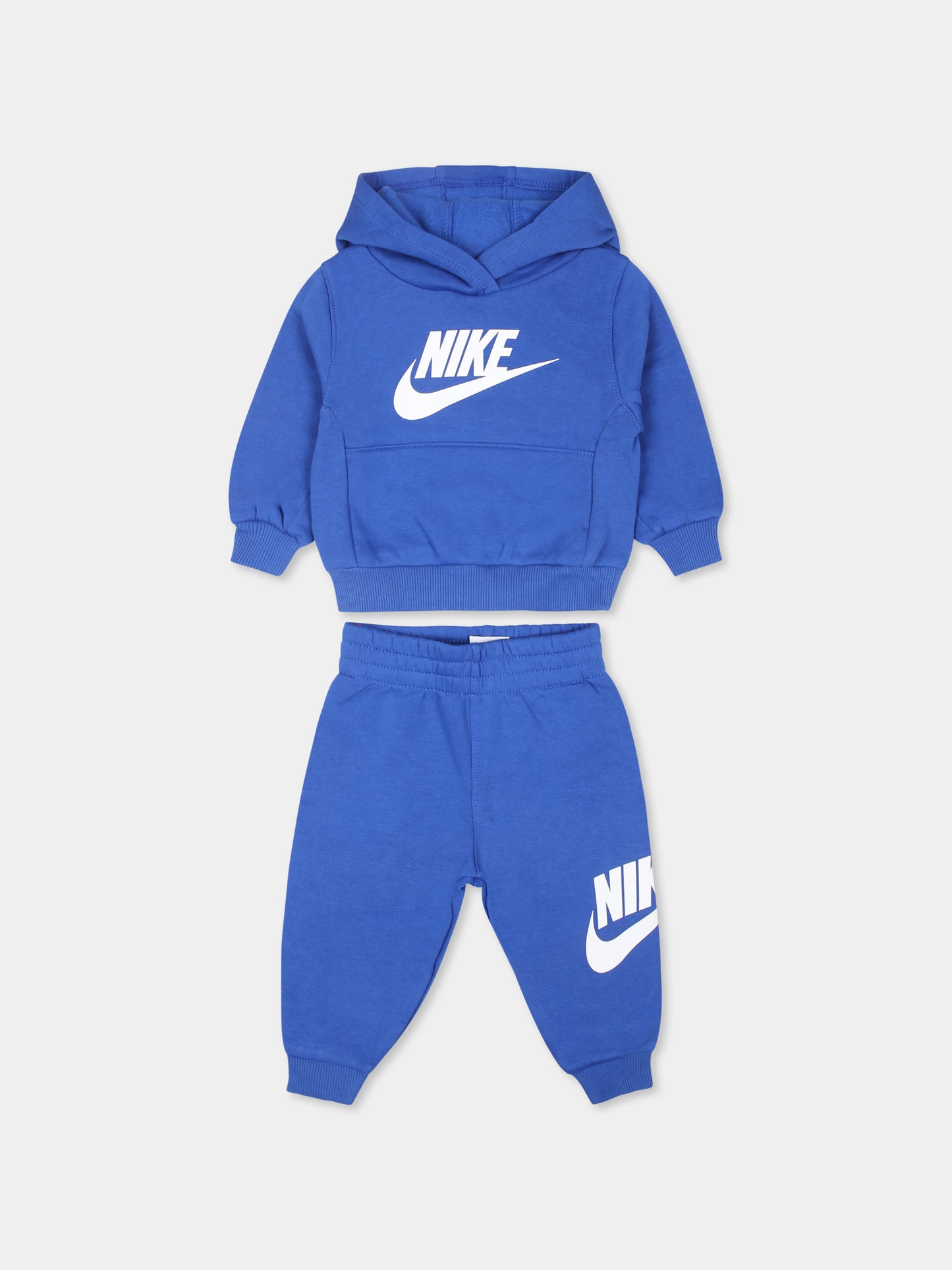 Completo blu per neonato con logo,Nike,66L135 U89