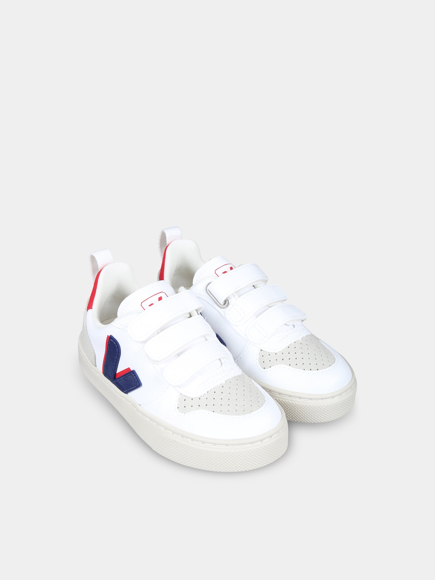 Sneakers bianche per bambini con logo,Veja,CY0703805C