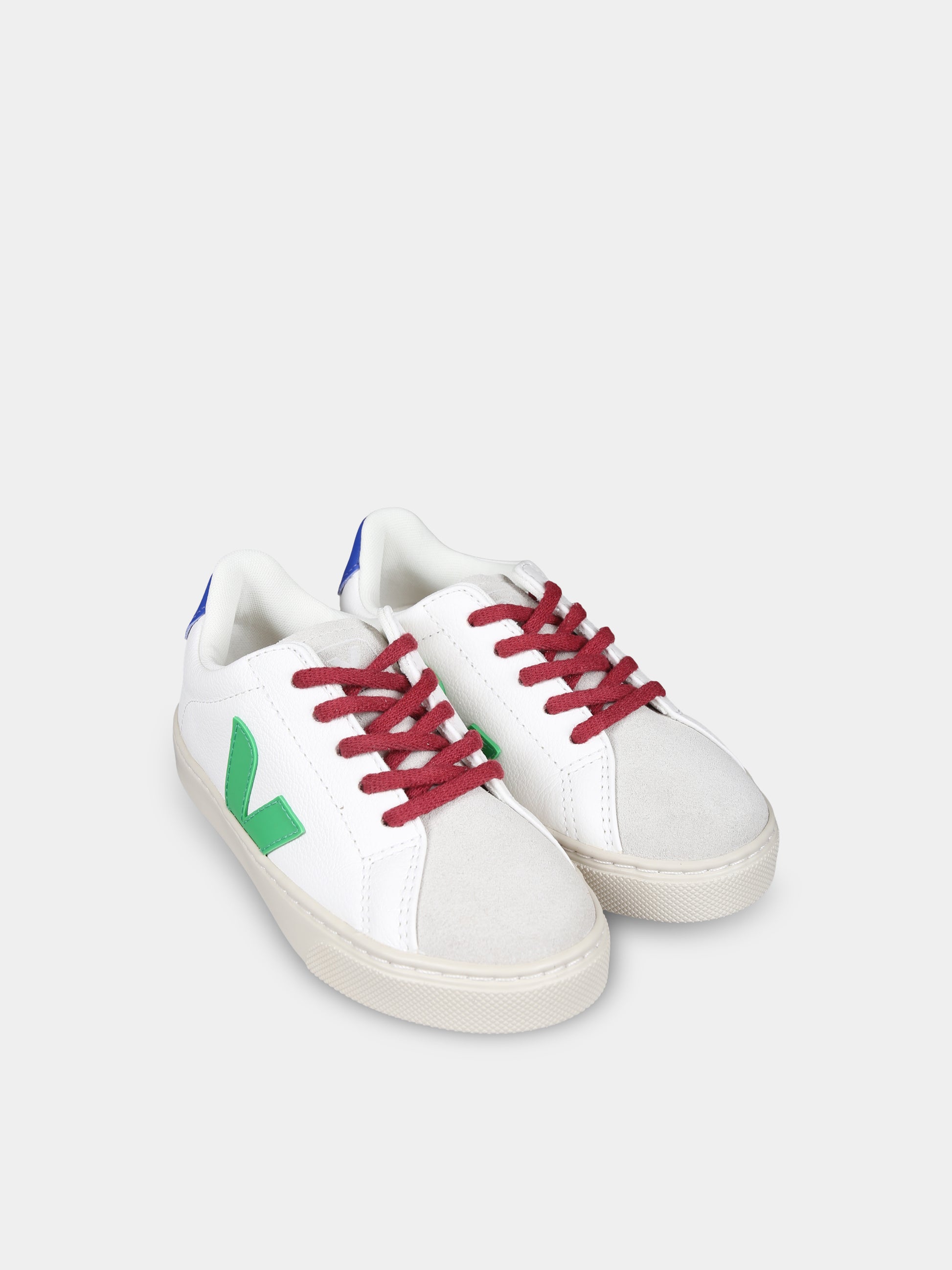 Sneakers bianche per bambini con logo,Veja,RS0503789C