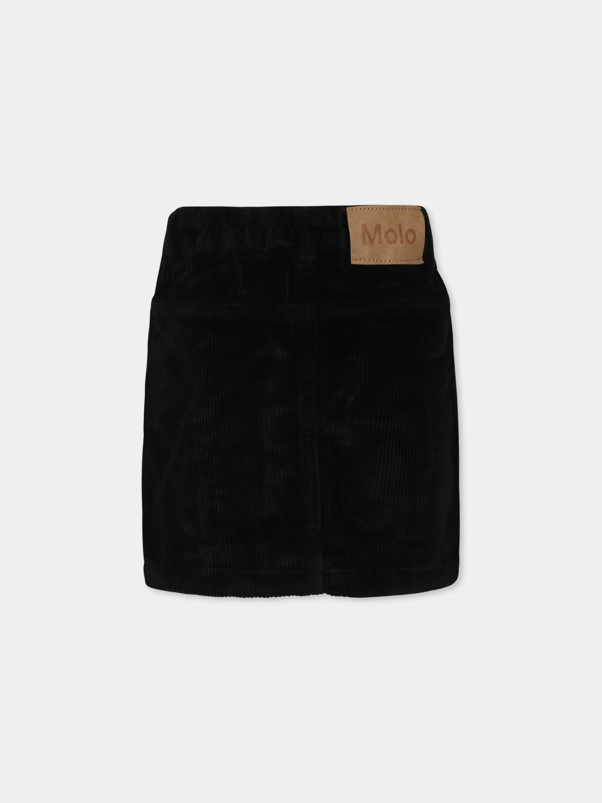Gonna nera Bera per bambina,Molo,2W24D111 0099