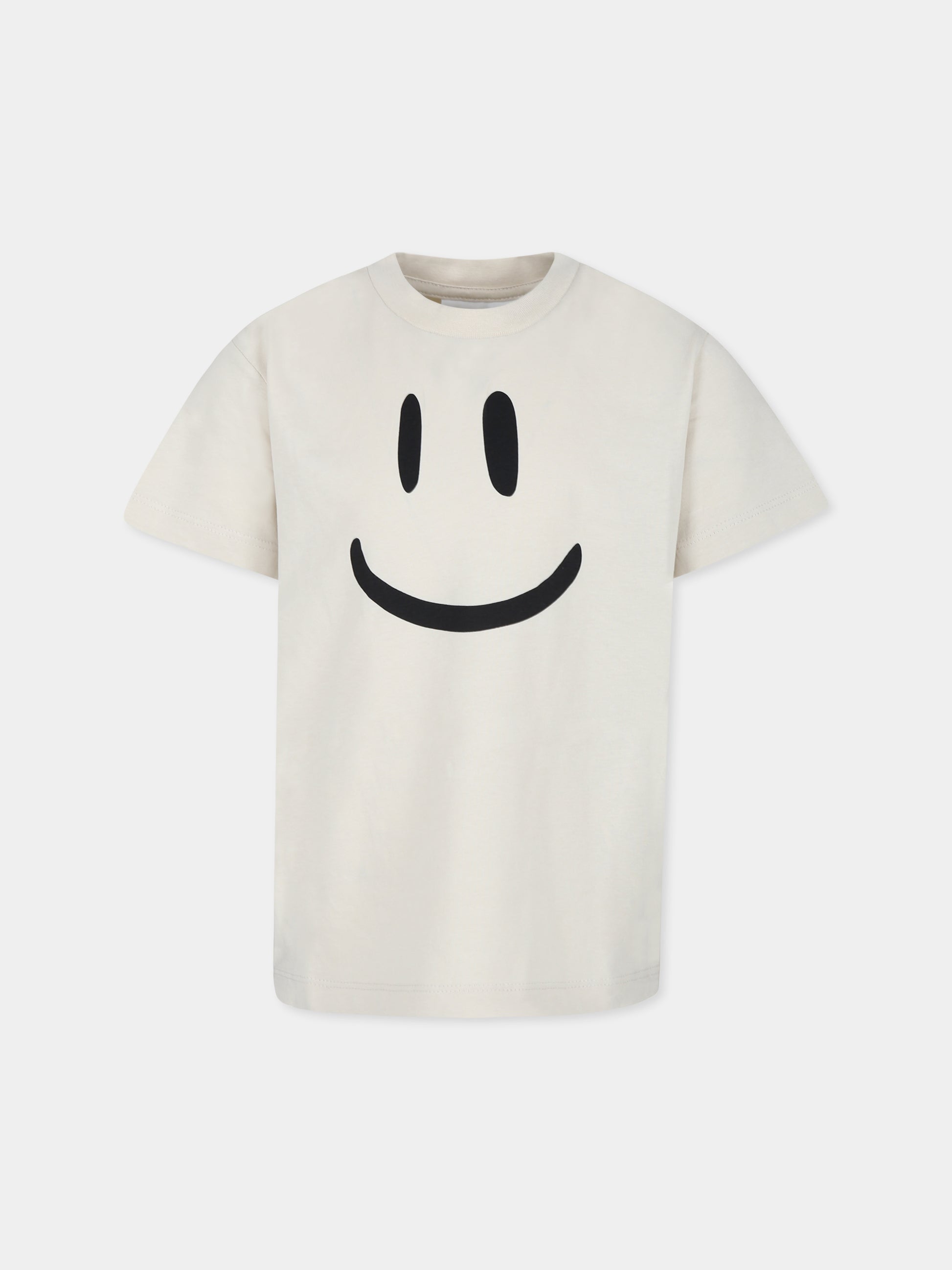 T-shirt avorio per bambini con smile,Molo,6W24A201 8955