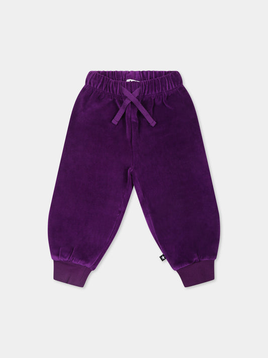 Pantaloni viola Simeon per neonata,Molo,4W24I205 8967