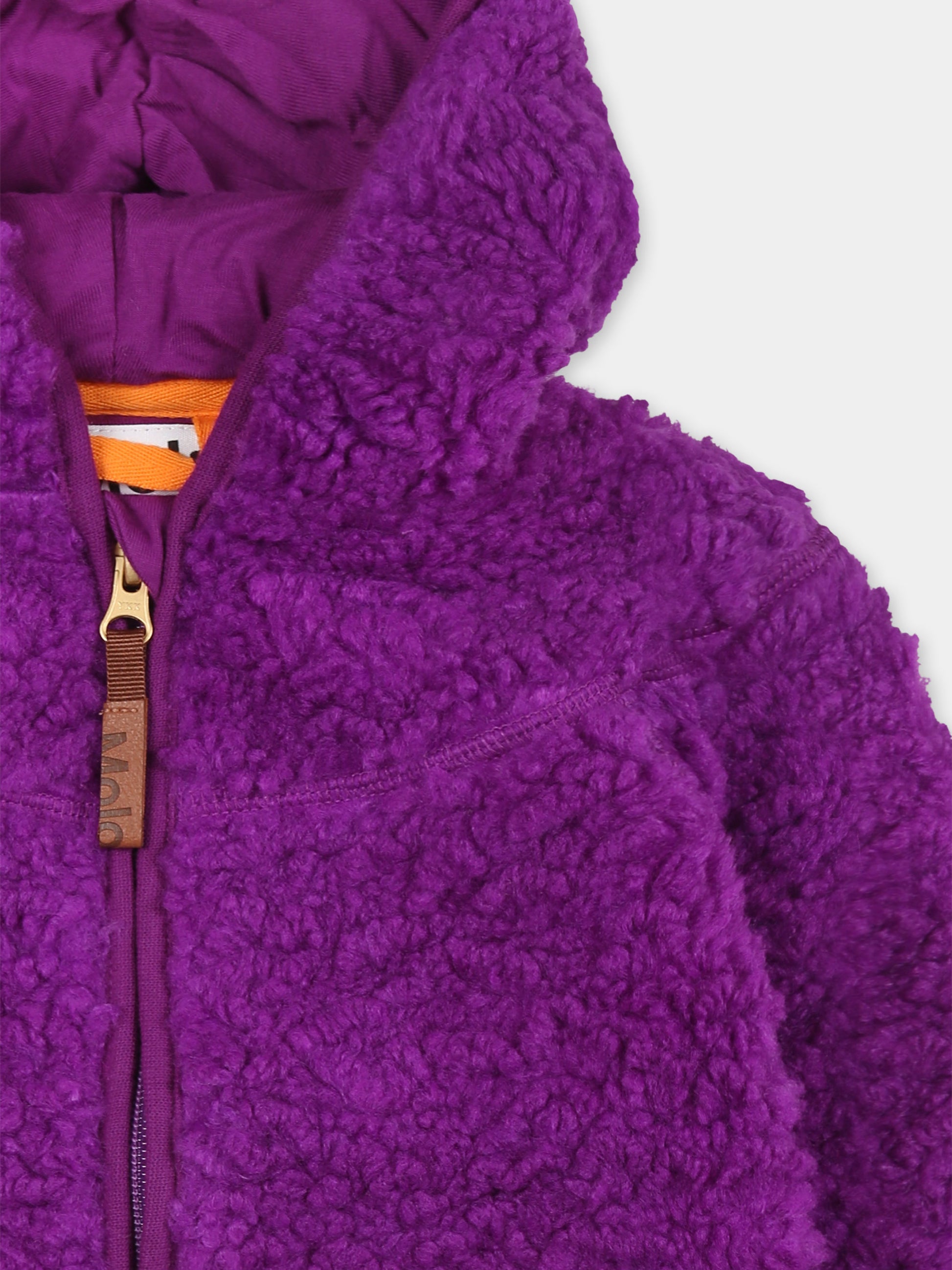 Ecopelliccia viola Ummi per neonata,Molo,5W24L205 8967