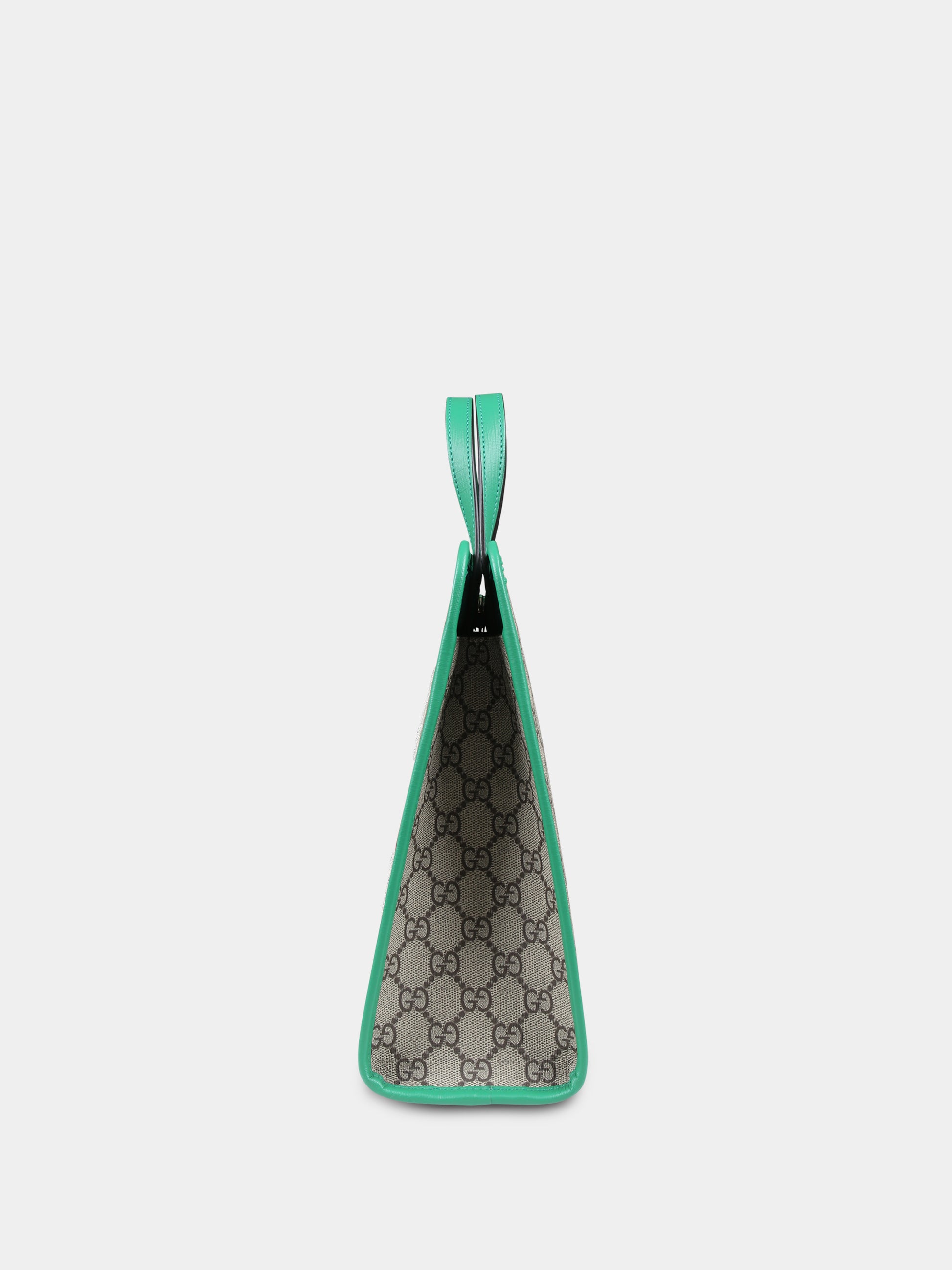 Borsa Tote beige per bambina con cane Gucci,Gucci Kids,605614 FADQS 8744