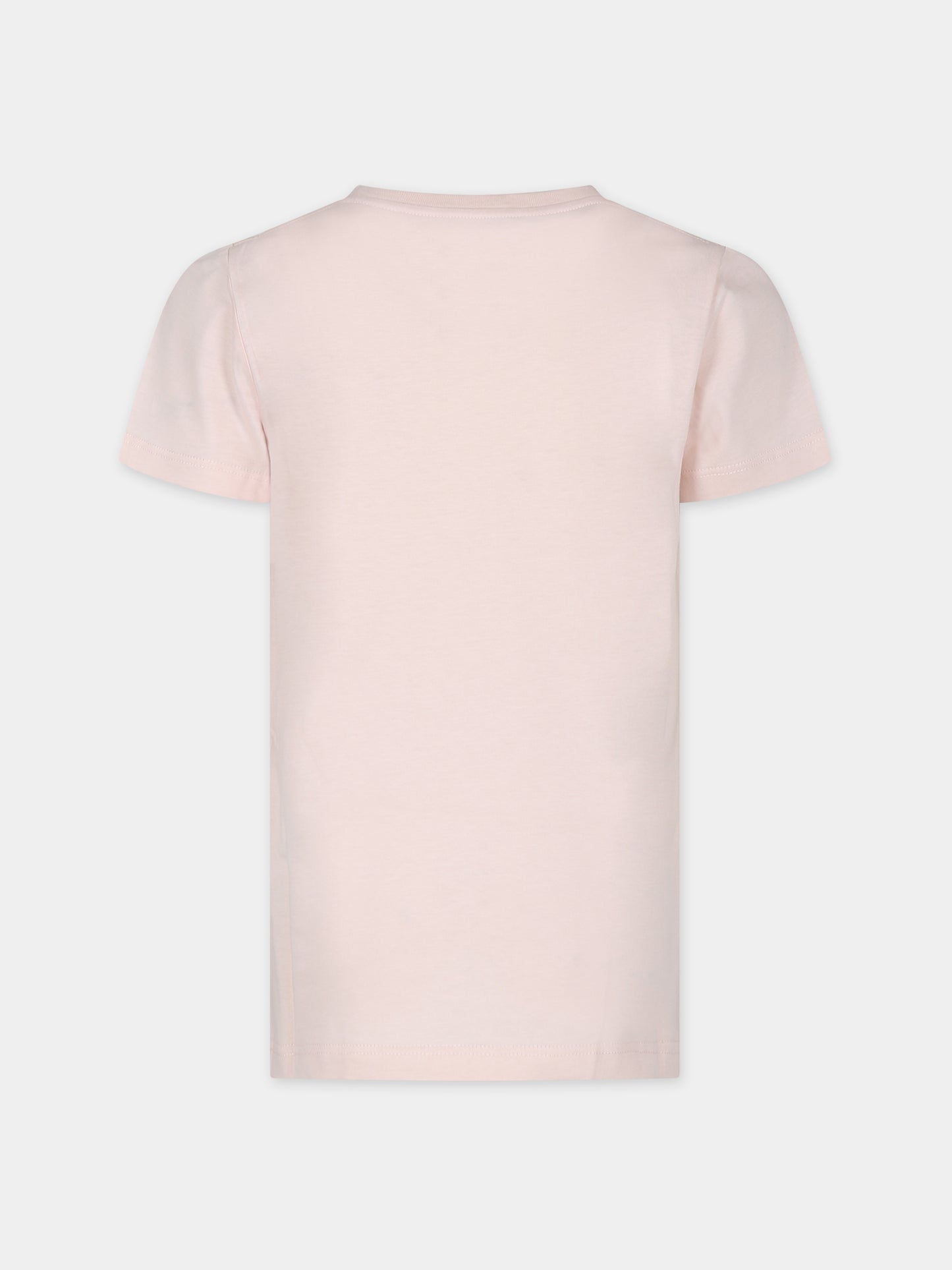 T-shirt rosa per bambina con logo Gucci 1921,Gucci Kids,547559 XJGJC 6341