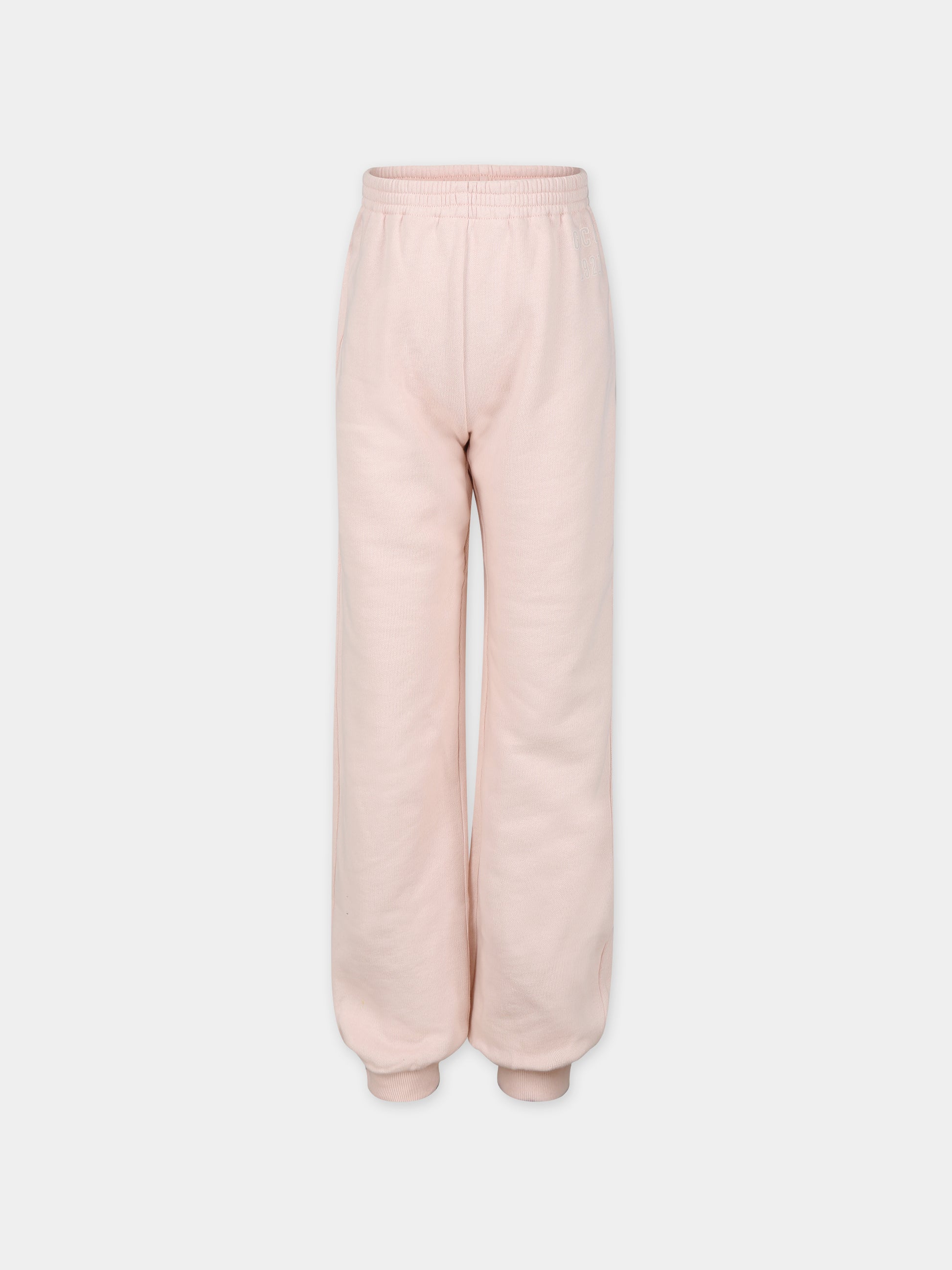 Pantaloni rosa per bambina con logo Gucci 1921,Gucci Kids,660770 XJGJF 6341