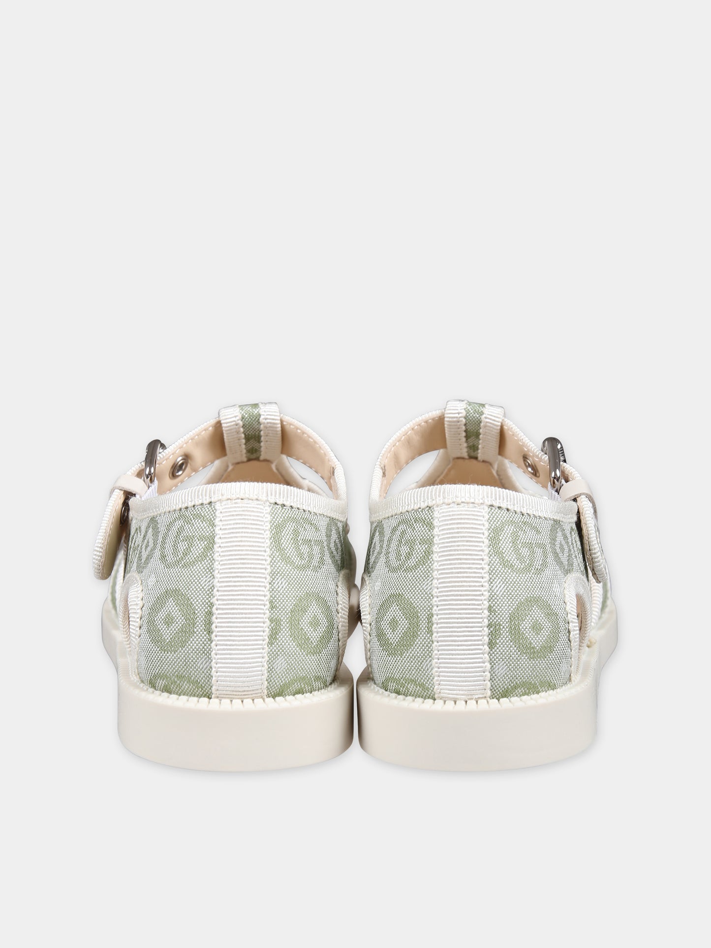 Sandali verdi per bambini con Morsetto,Gucci Kids,772394 HAAGU 1941