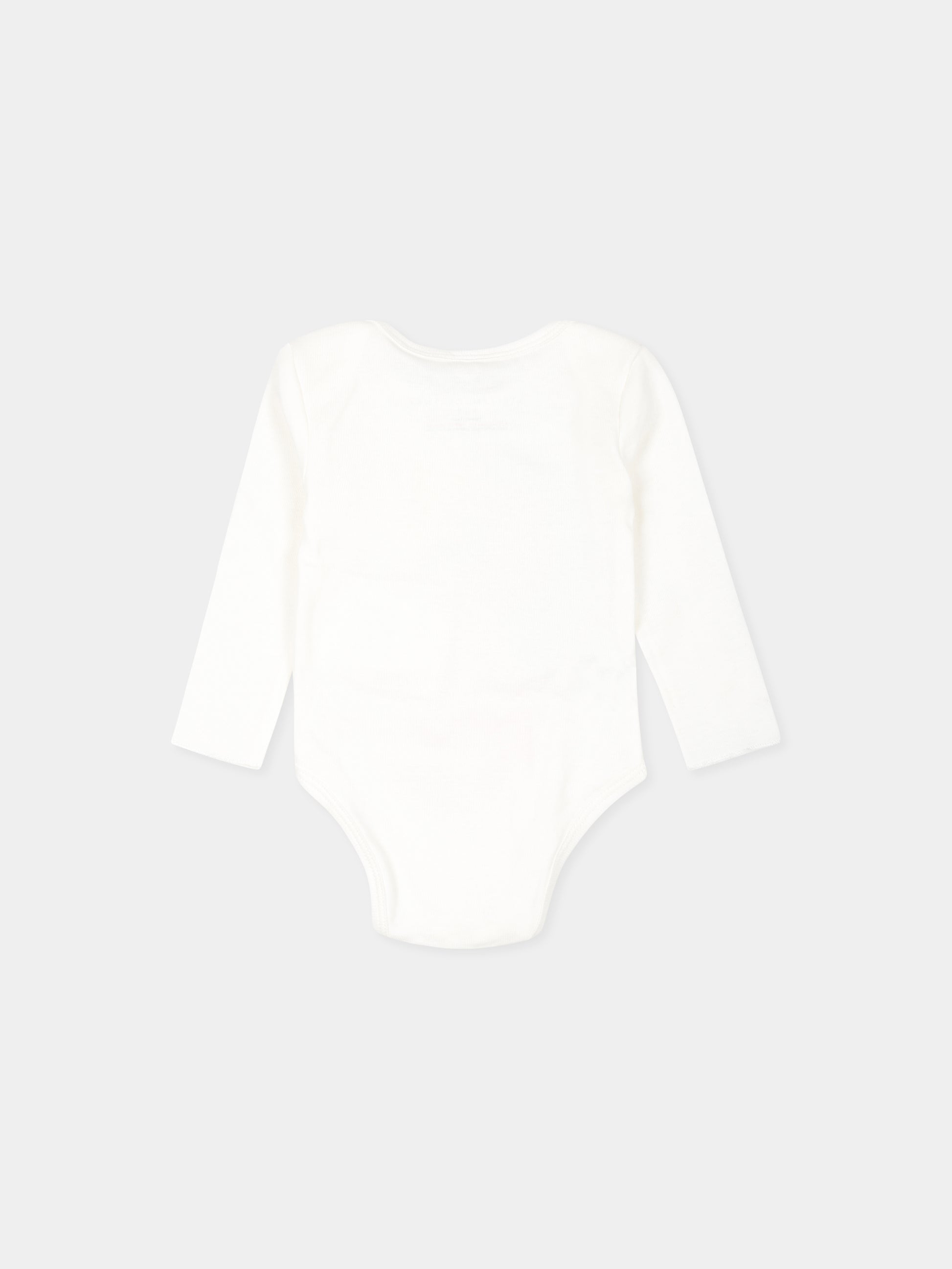 Set body avorio per neonata con stelle e logo,Stella Mccartney Kids,TVB020 Z2272 101MC