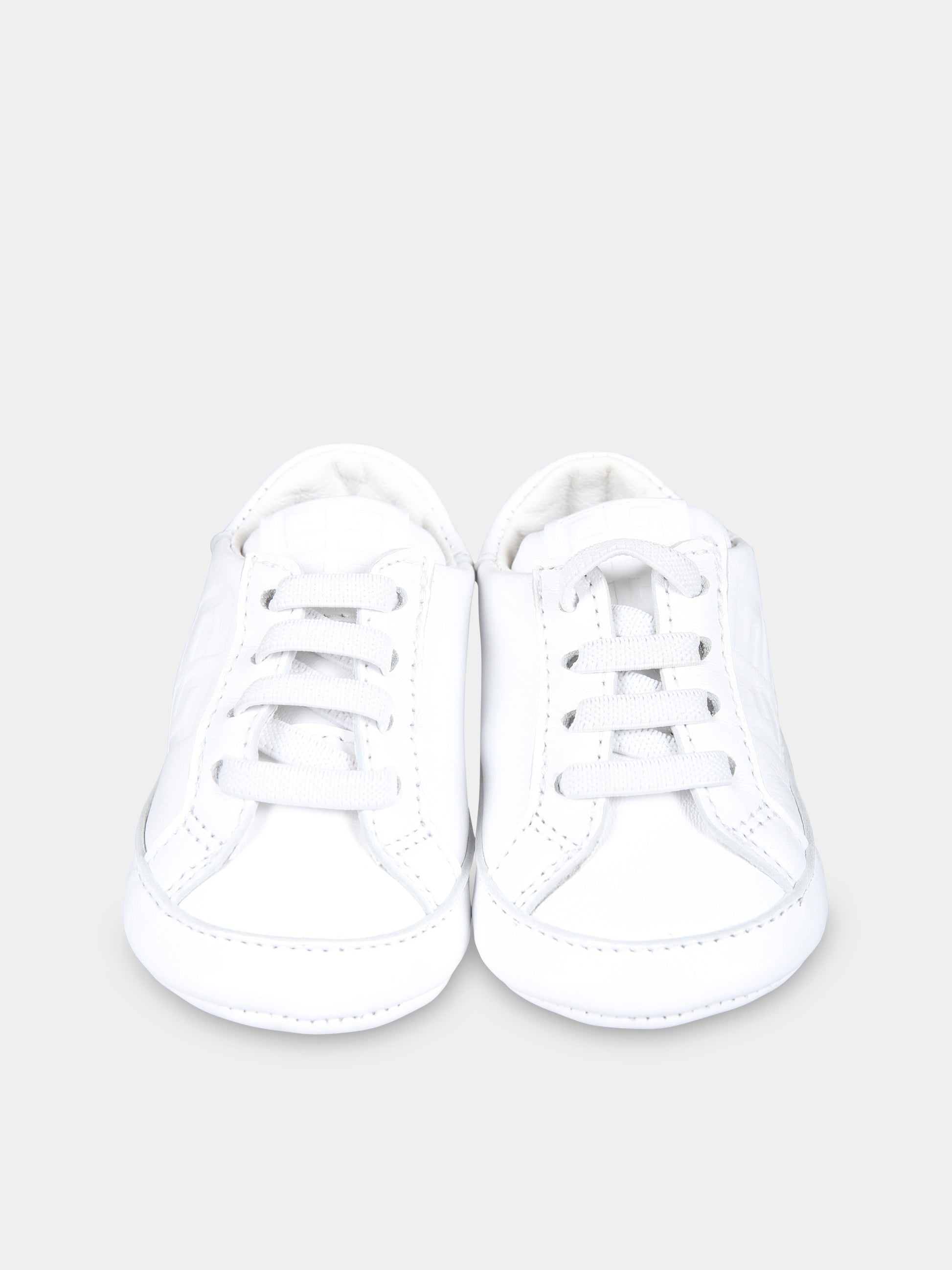 Sneakers bianche per neonati con iconico motivo 4G,Givenchy Kids,H30523 10P