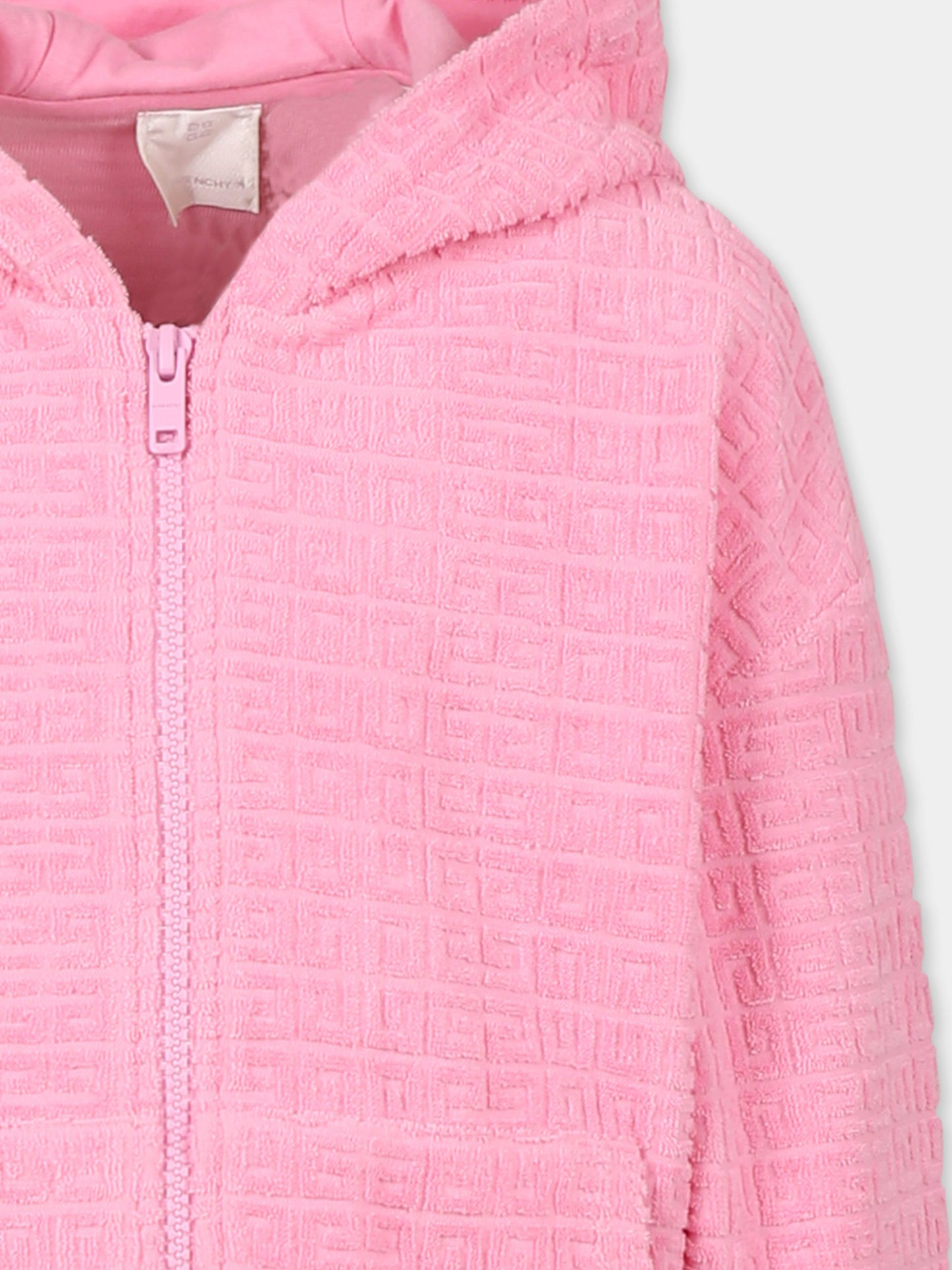 Pink suit for girl with iconic 4G motif