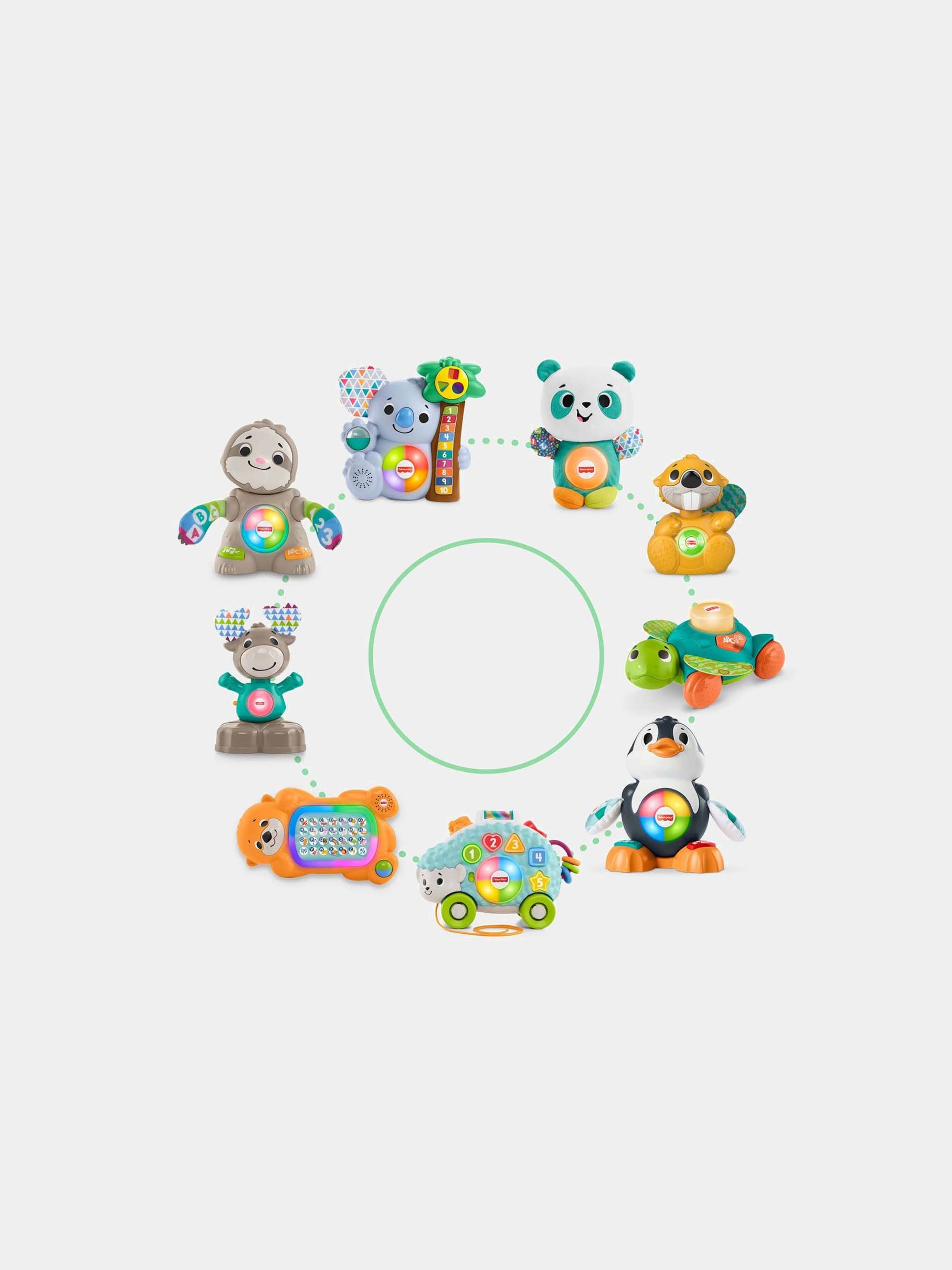 Fabietto Orsetto multicolor per bambini,Fisher Price,HRB80