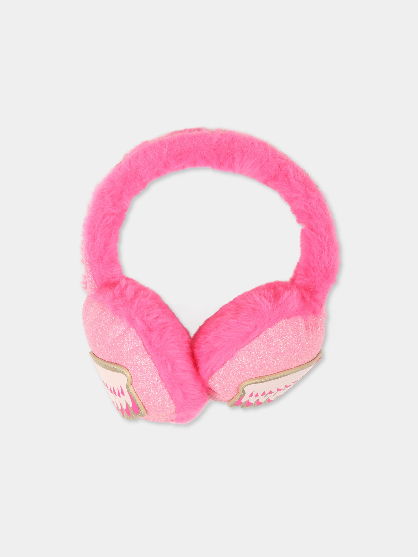 Paraorecchie fucsia per bambina con ali,Billieblush,U20664 47A